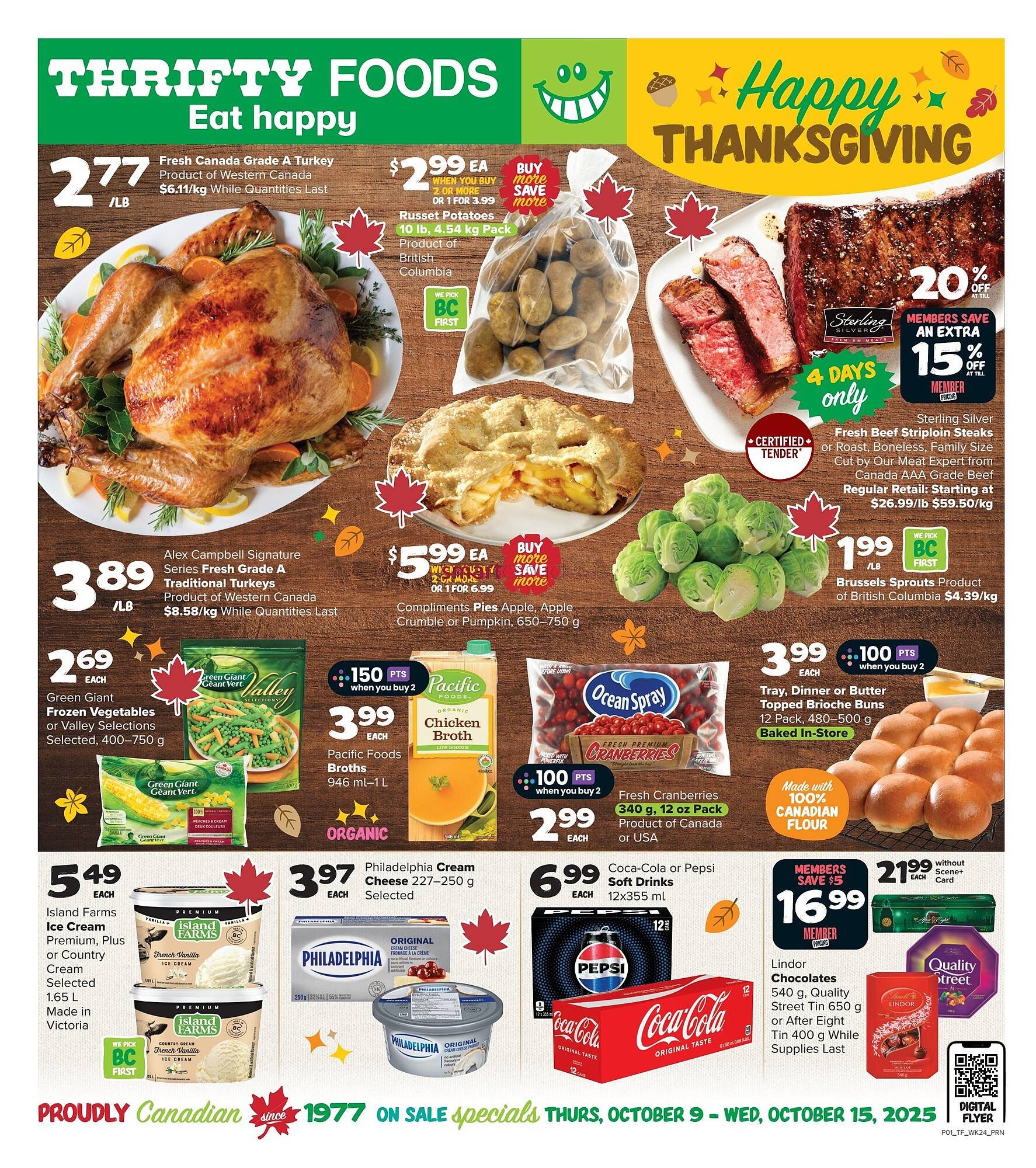 Thrifty Foods flyer (2025-10-09 - 2025-10-15) | 1