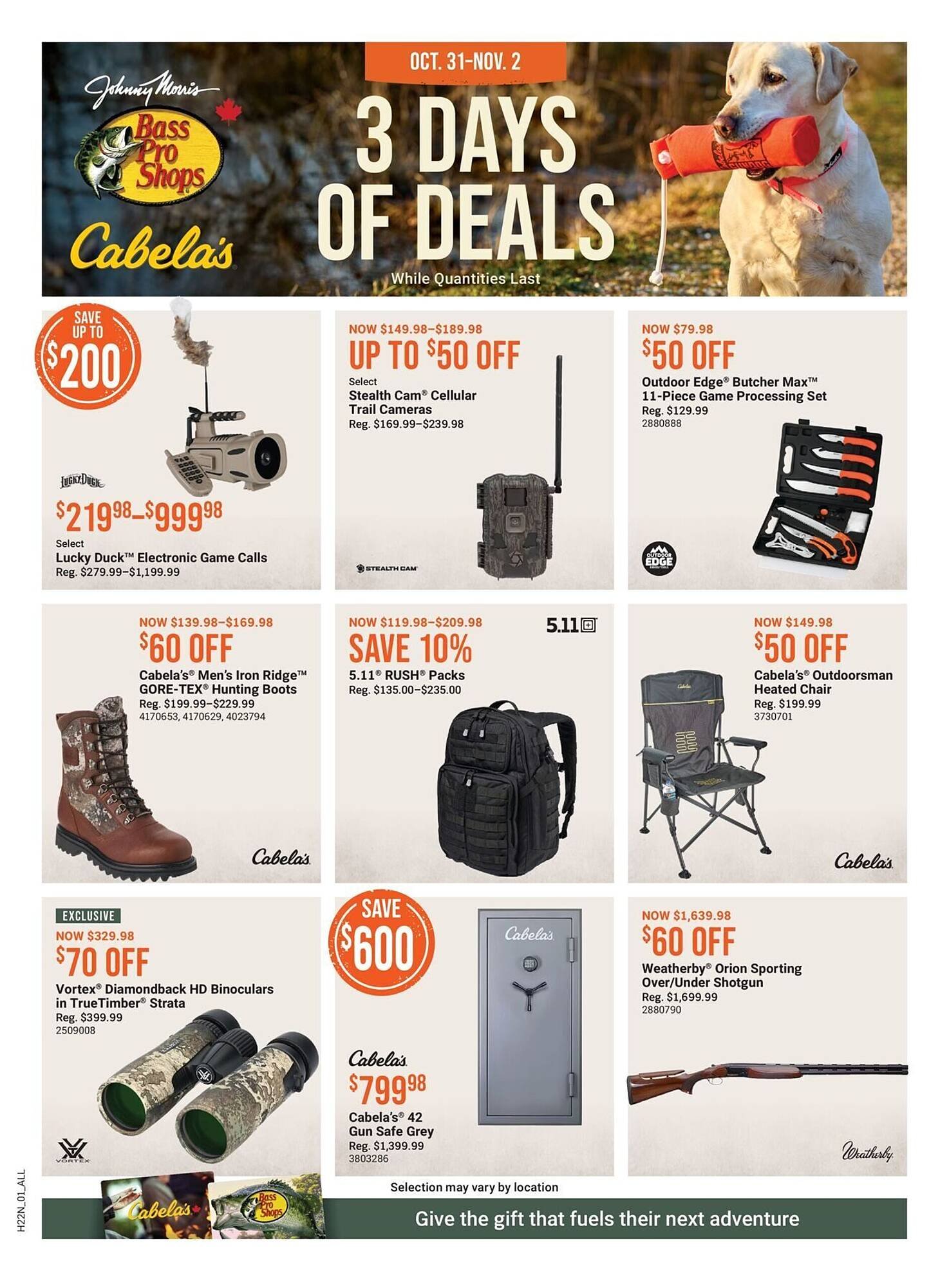 Cabela&#039;s flyer (2025-10-31 - 2025-11-07) | 1