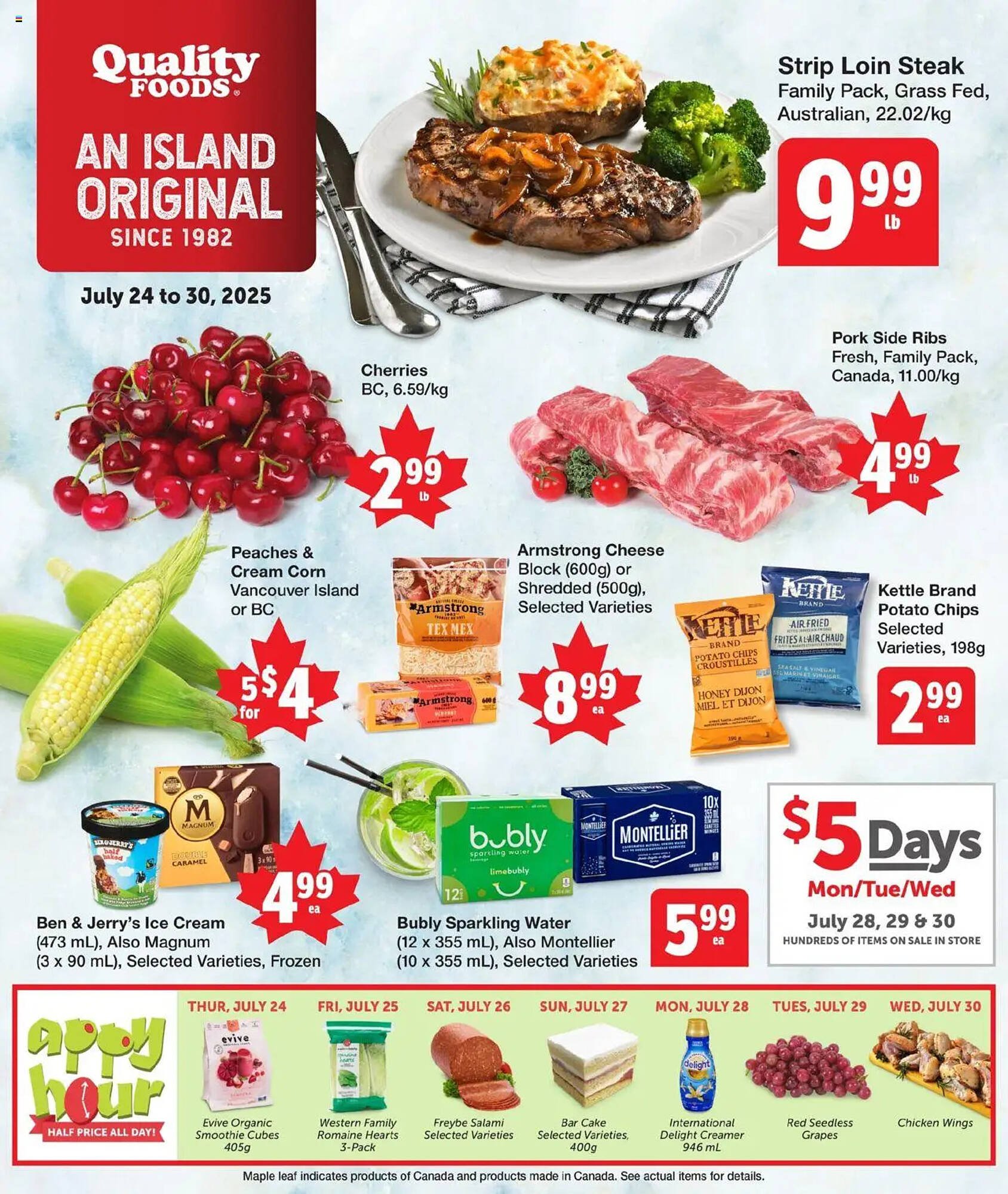 Quality Foods flyer