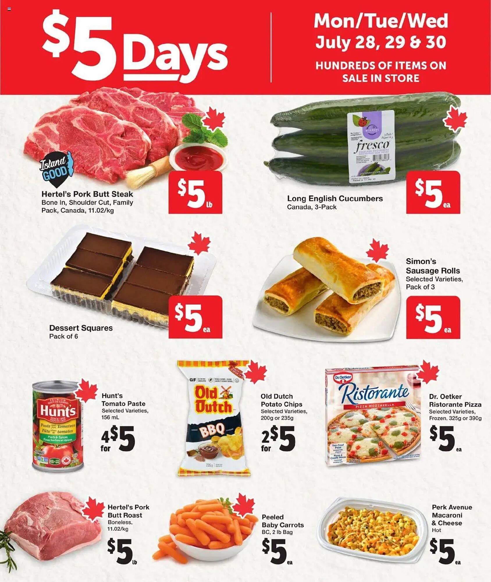 Quality Foods flyer