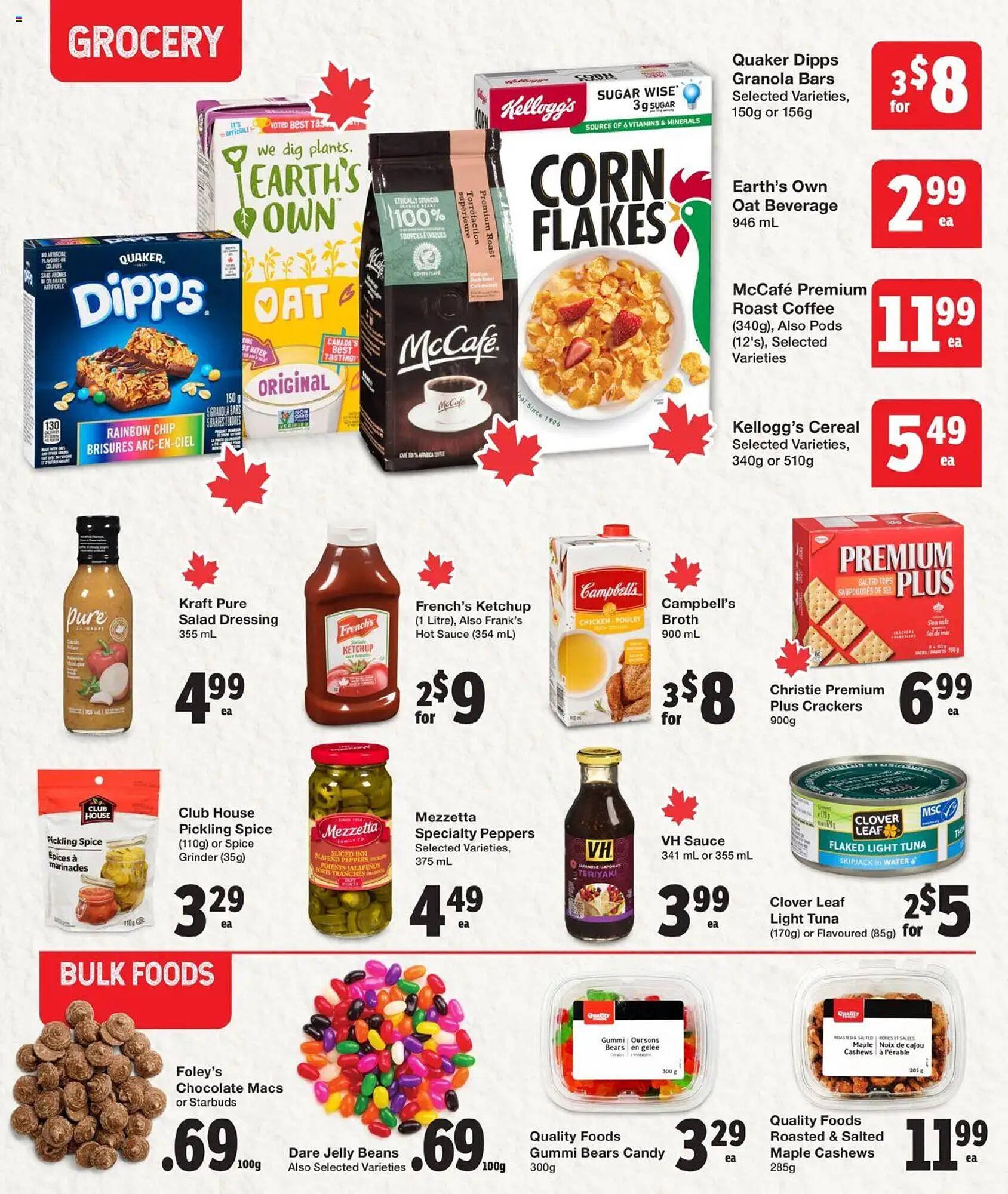 Quality Foods flyer