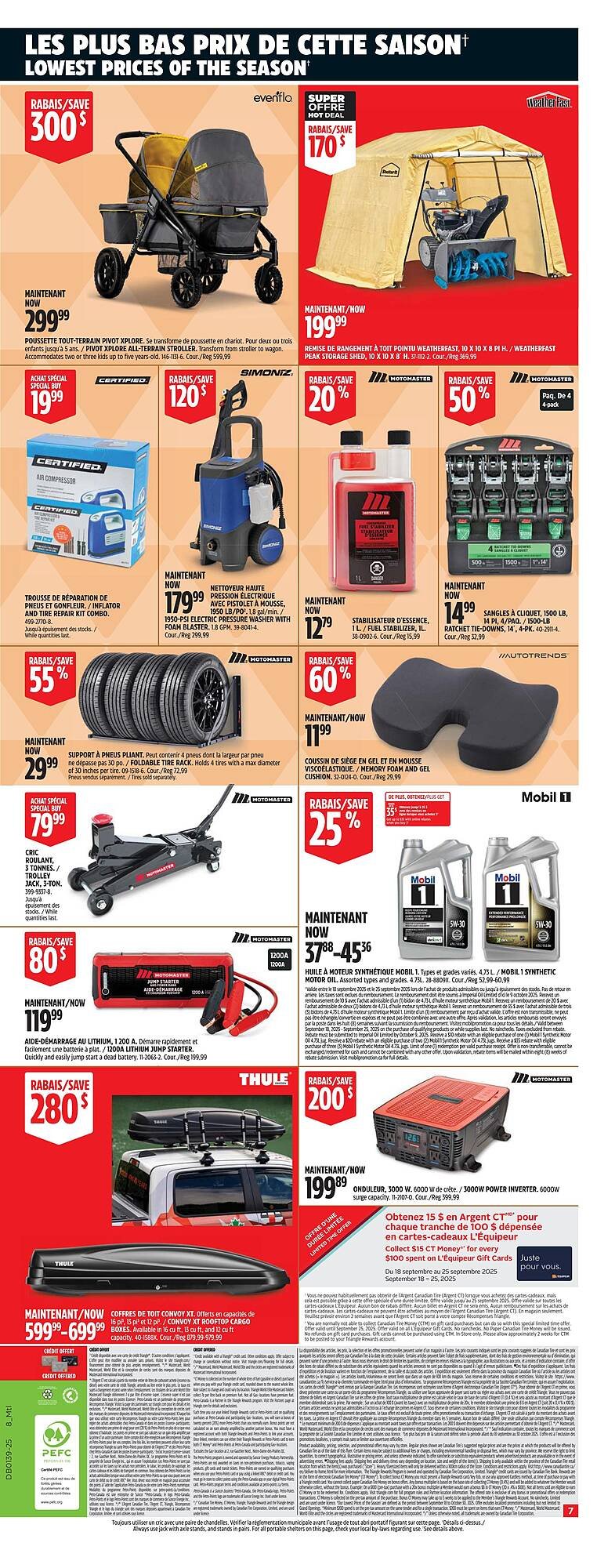 Canadian Tire flyer