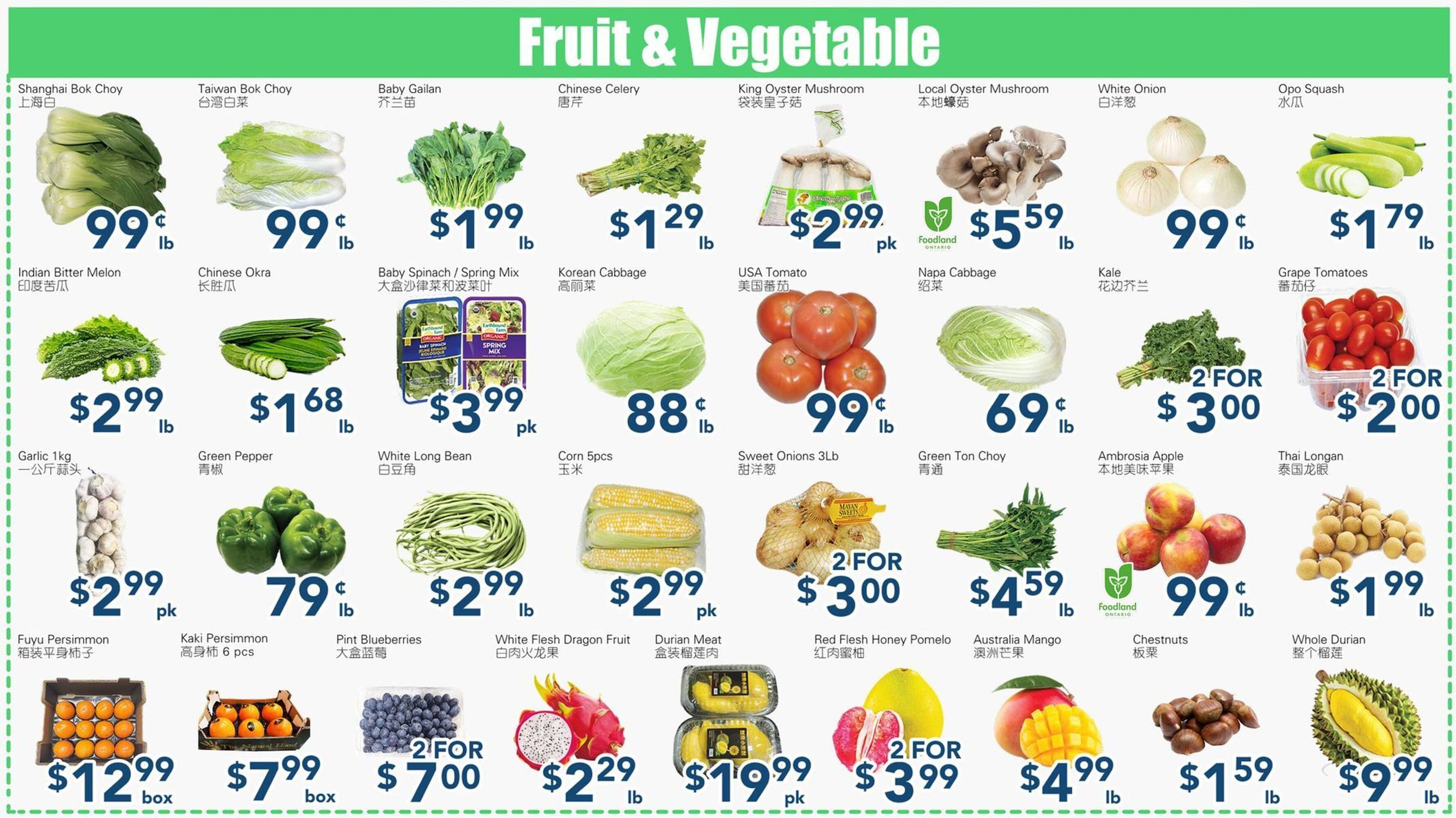 Oceans Fresh Food Market flyer