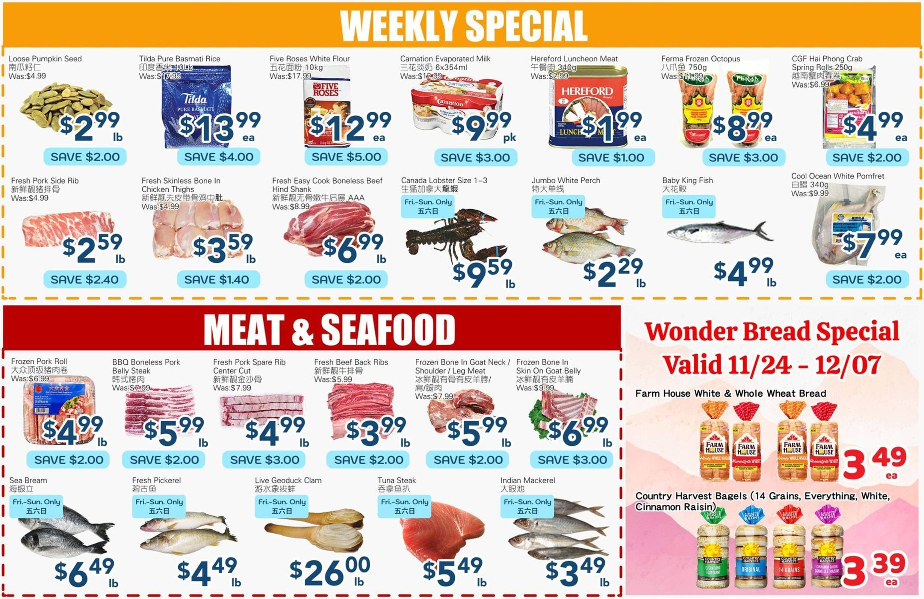 Oceans Fresh Food Market flyer