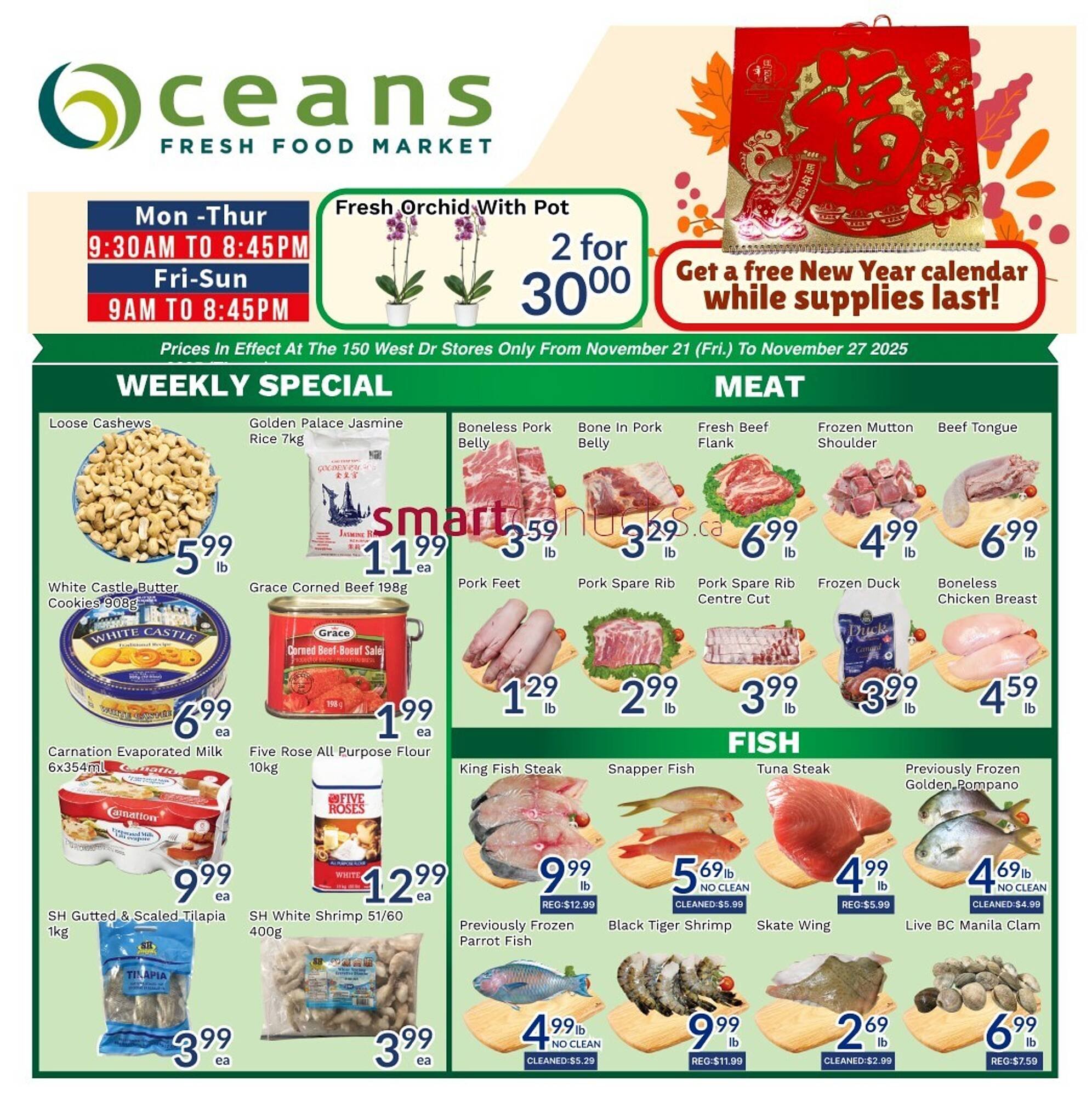 Oceans Fresh Food Market flyer (2025-11-21 - 2025-11-27) | 1
