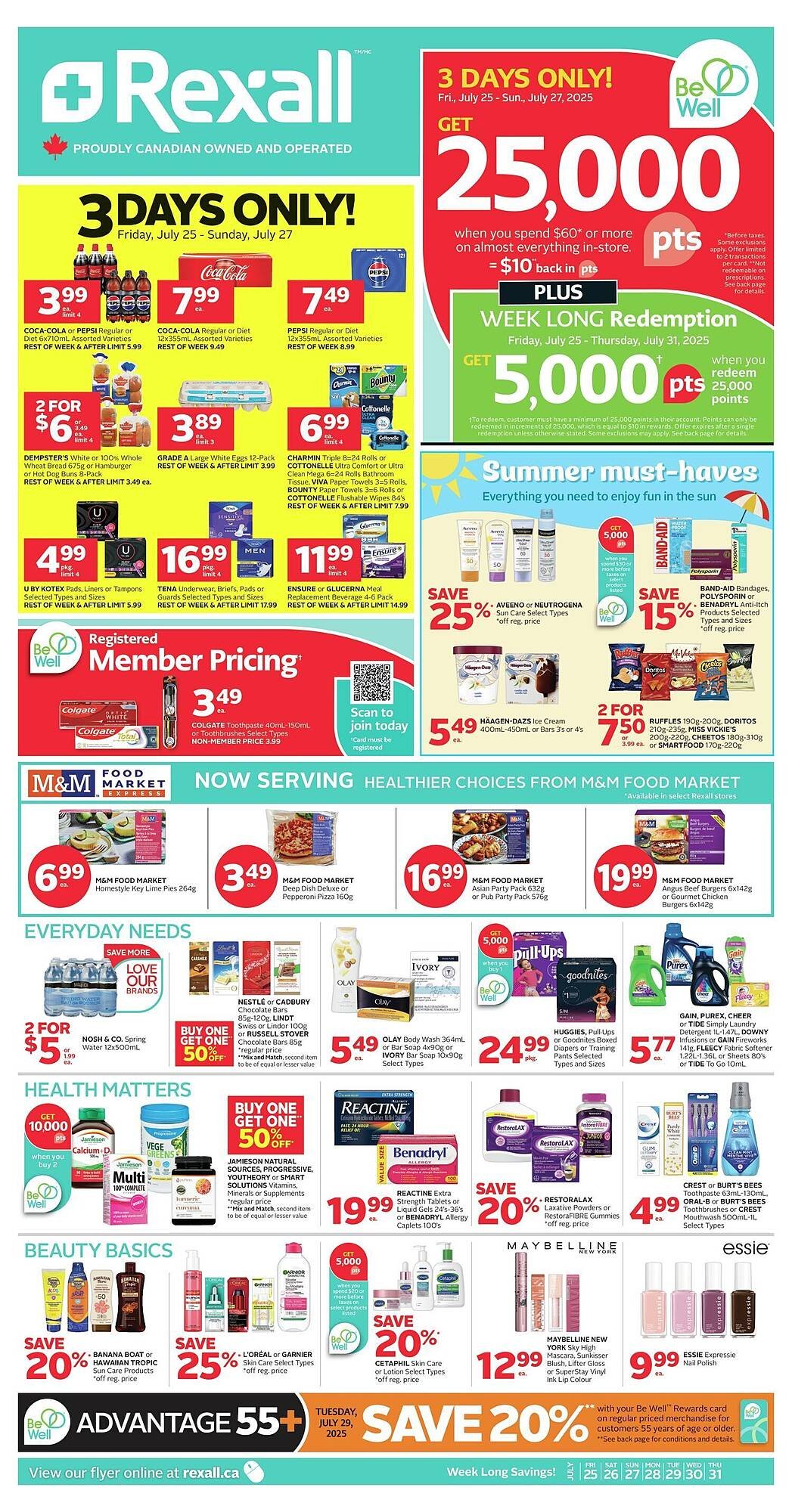 Rexall flyer (2025-07-24 - 2025-08-07) | 1