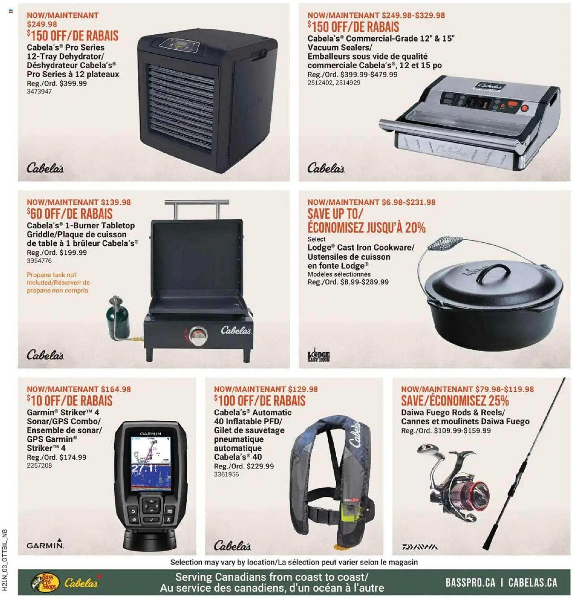Cabela's flyer