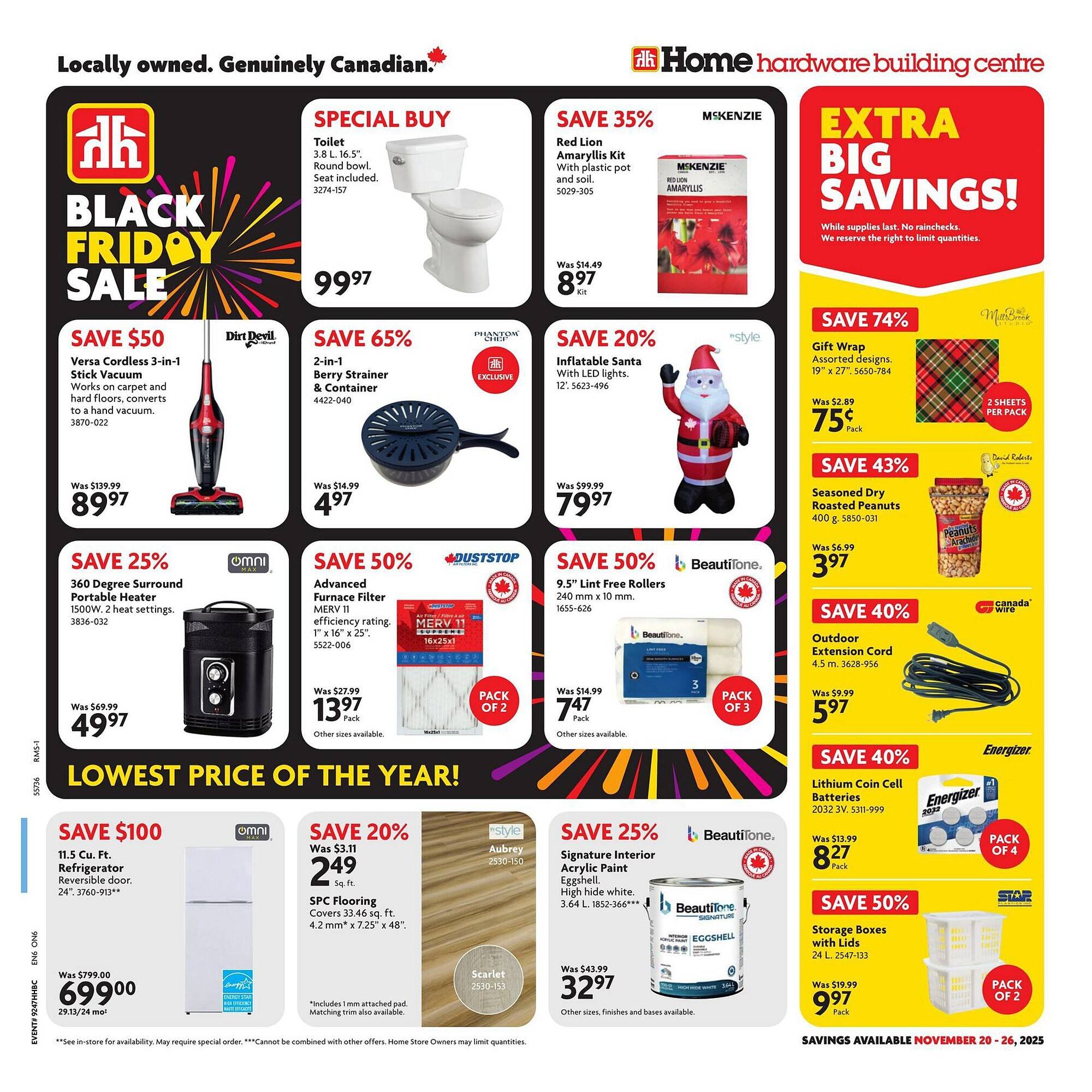 Home Hardware flyer (2025-11-20 - 2025-11-26) | 1