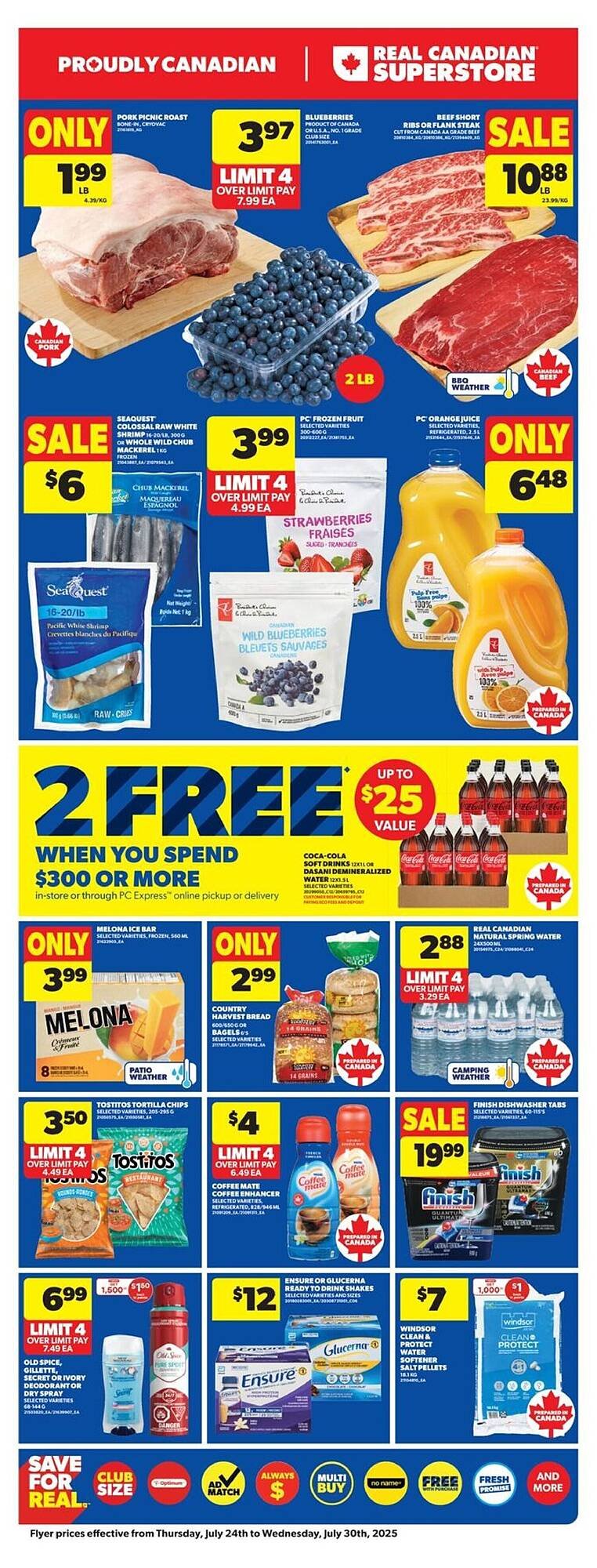 Real Canadian Superstore flyer (2025-07-24 - 2025-07-31) | 1