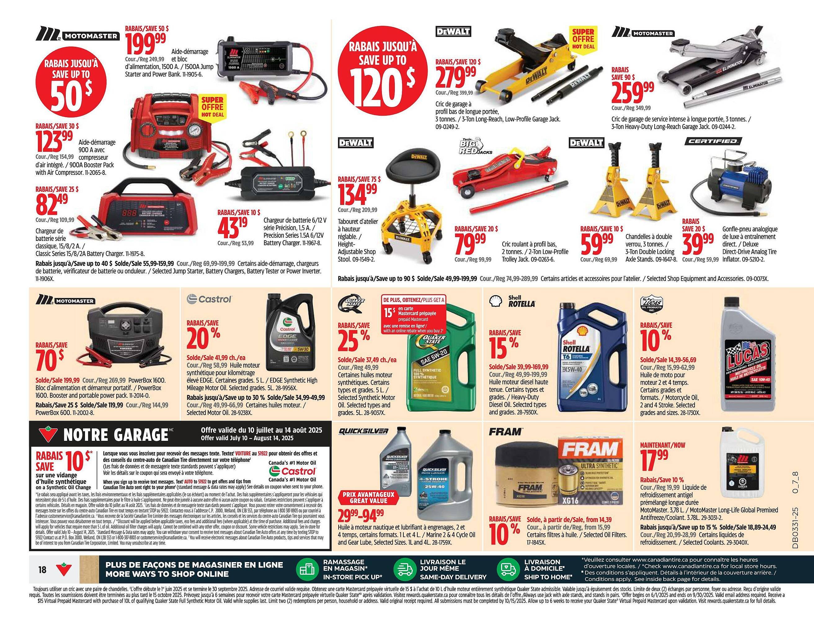 Canadian Tire flyer
