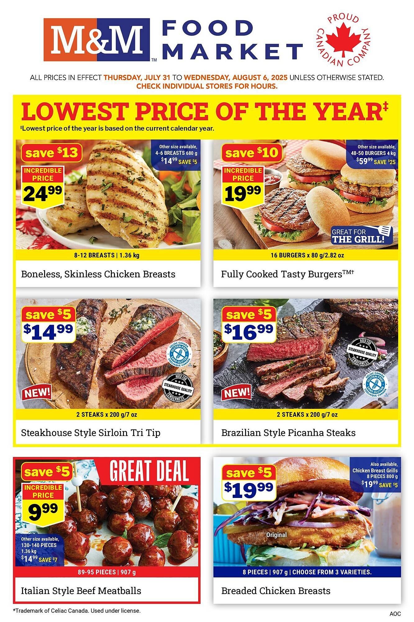 M &amp; M Food Market flyer (2025-08-01 - 2025-08-08) | 1