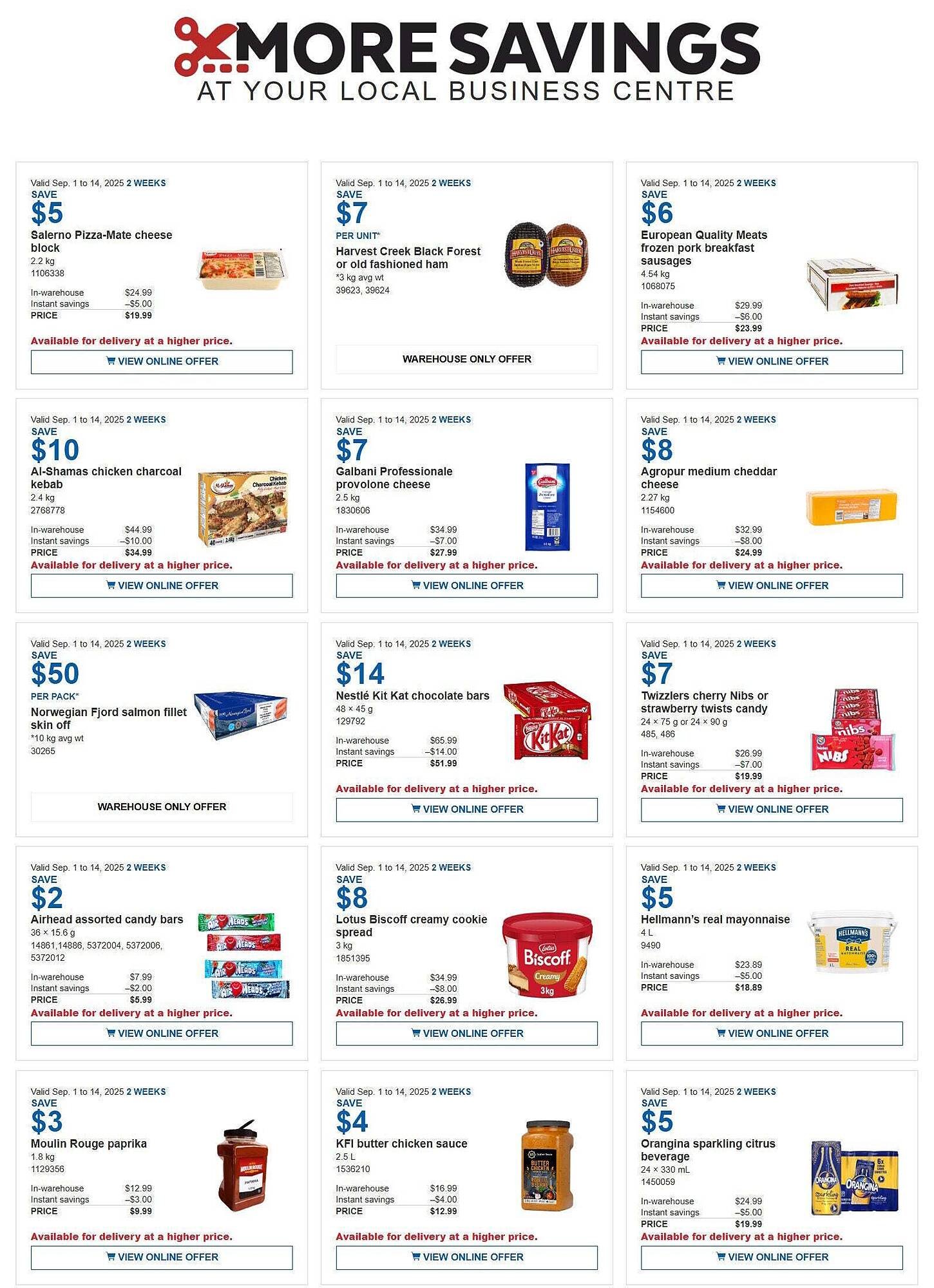 Costco flyer (2025-09-01 - 2025-09-15) | 1