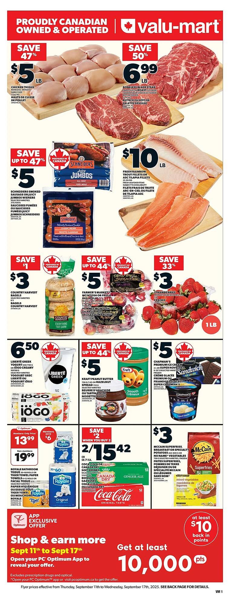 Valu-mart flyer (2025-09-11 - 2025-09-17) | 1