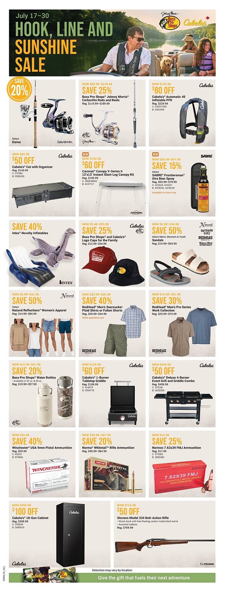 Cabela&#039;s flyer (2025-07-17 - 2025-07-31) | 1