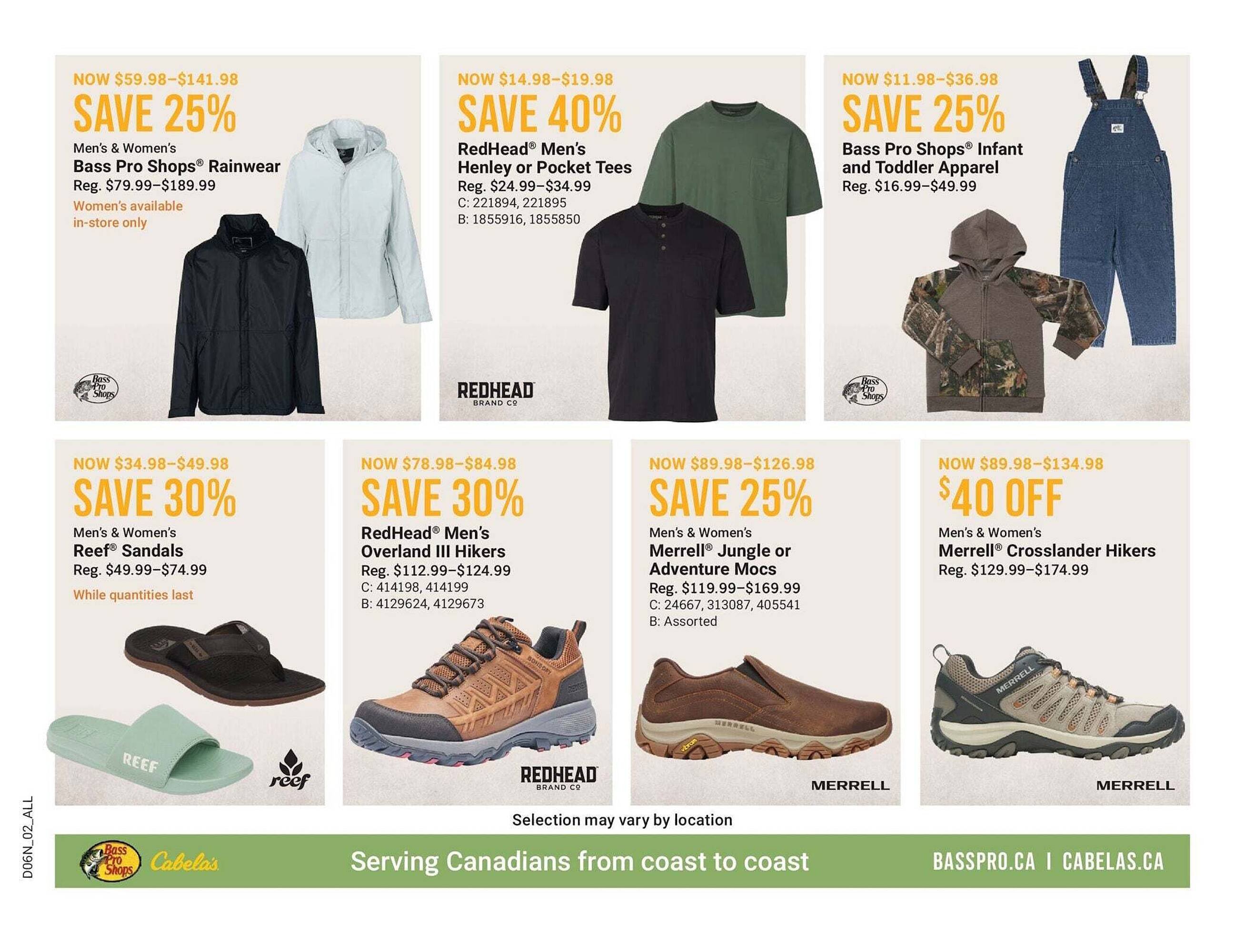 Cabela's flyer