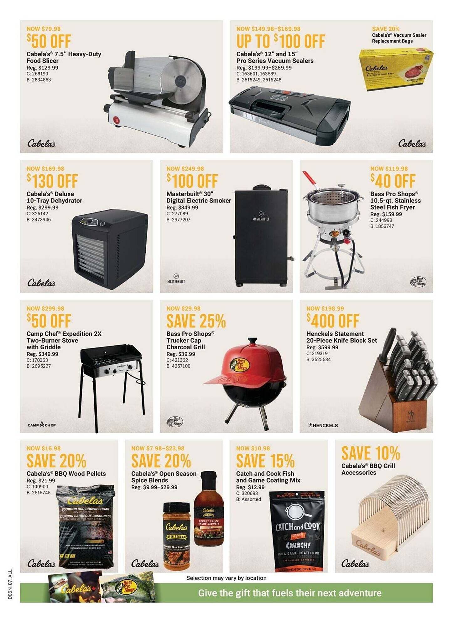Cabela's flyer