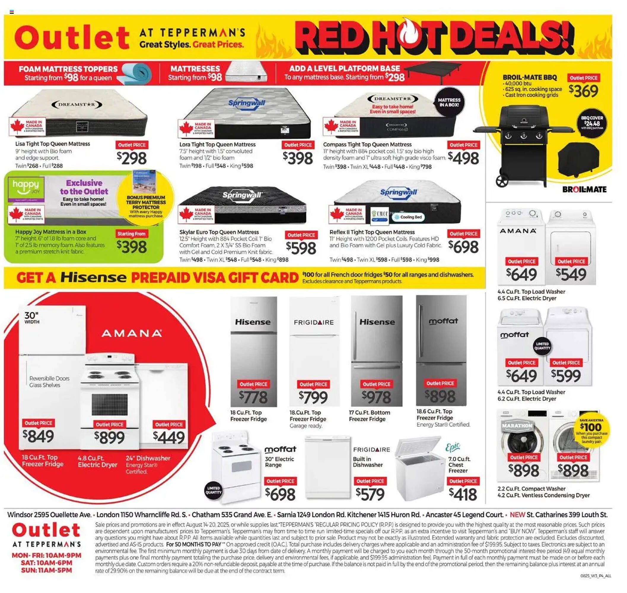 Tepperman's flyer