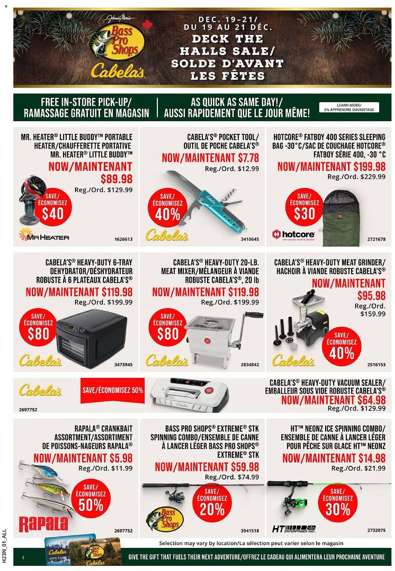 Cabela's flyer (2025-12-19 - 2025-12-21) | 1