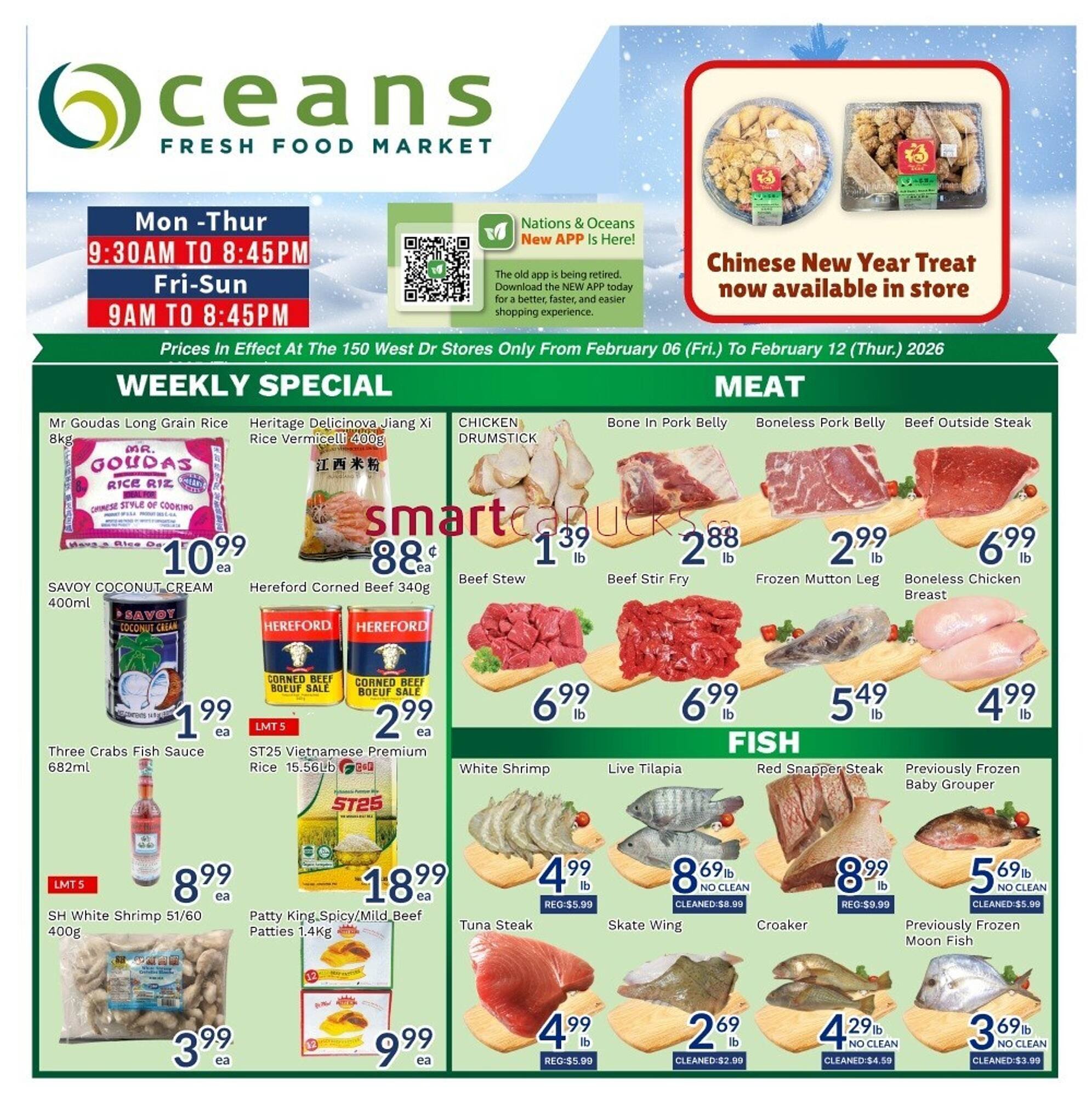 Oceans Fresh Food Market flyer (2026-02-06 - 2026-02-12) | 1