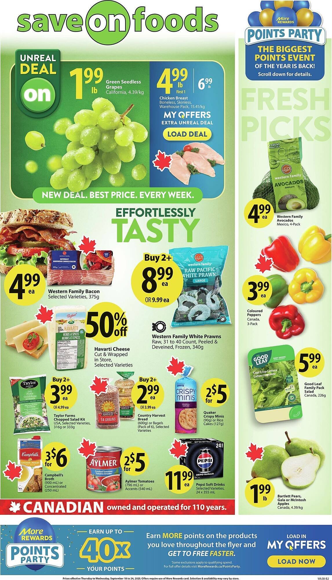 Save on Foods flyer (2025-09-18 - 2025-09-25) | 1