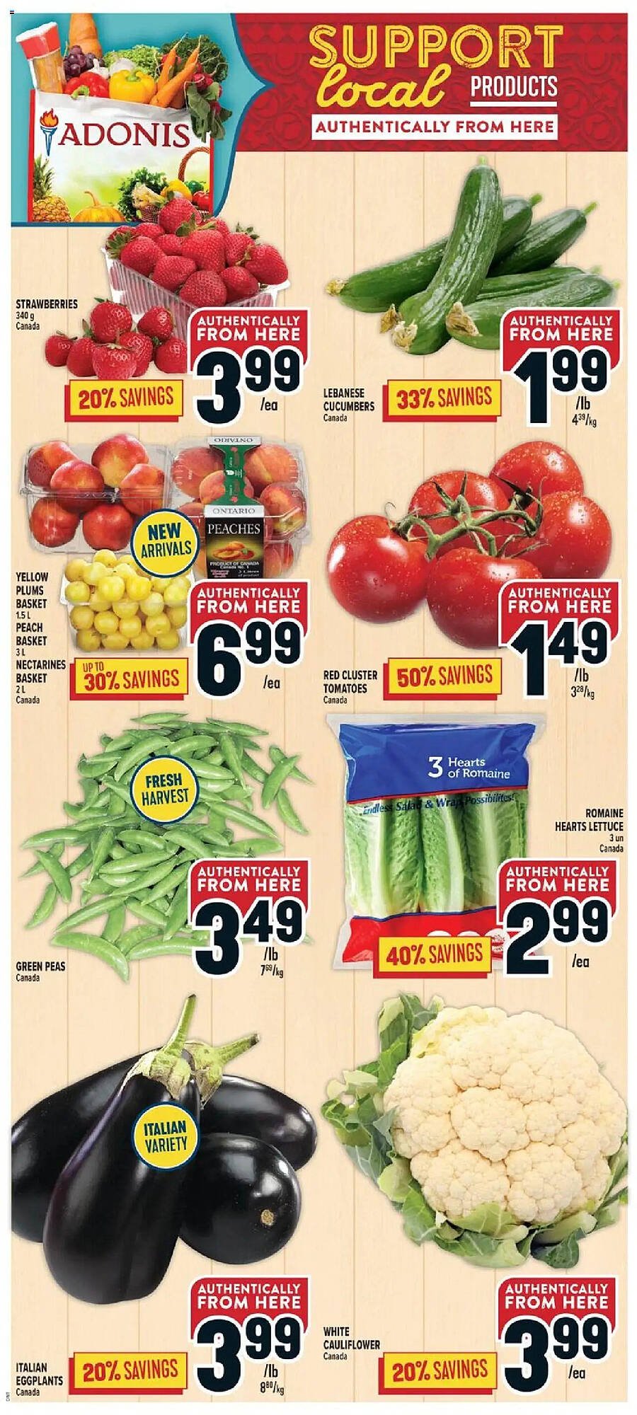 Marché Adonis flyer