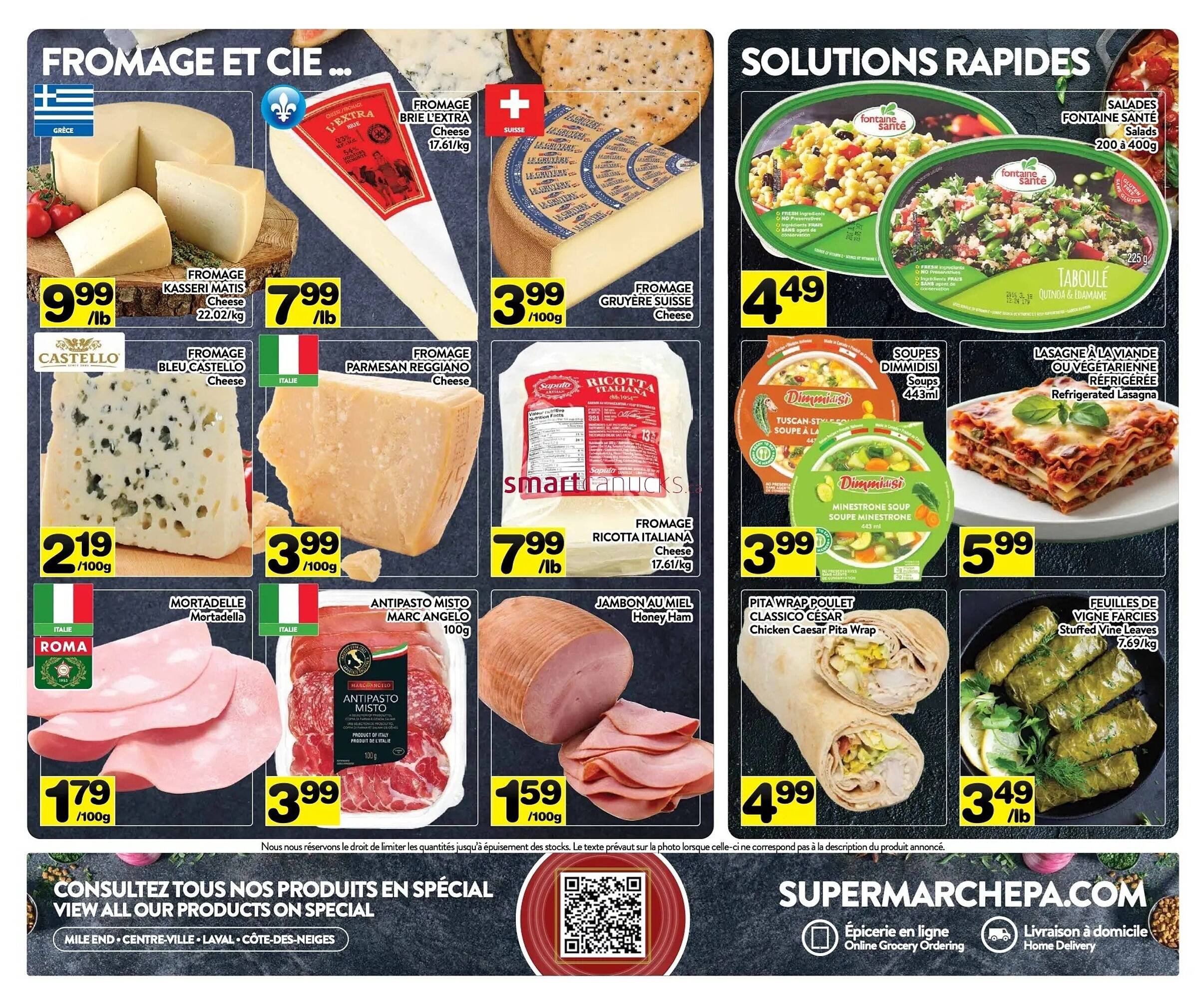 Supermarché PA flyer