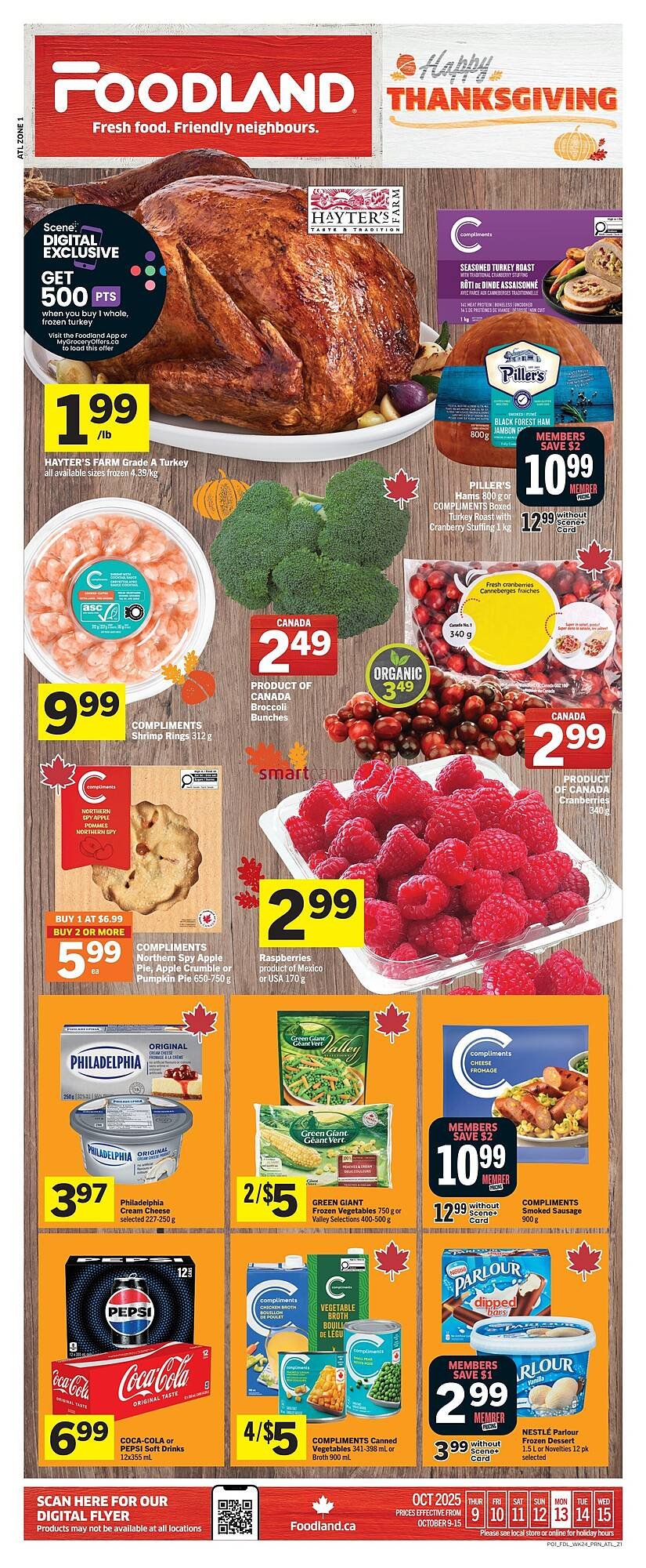 Foodland flyer (2025-10-09 - 2025-10-15) | 1