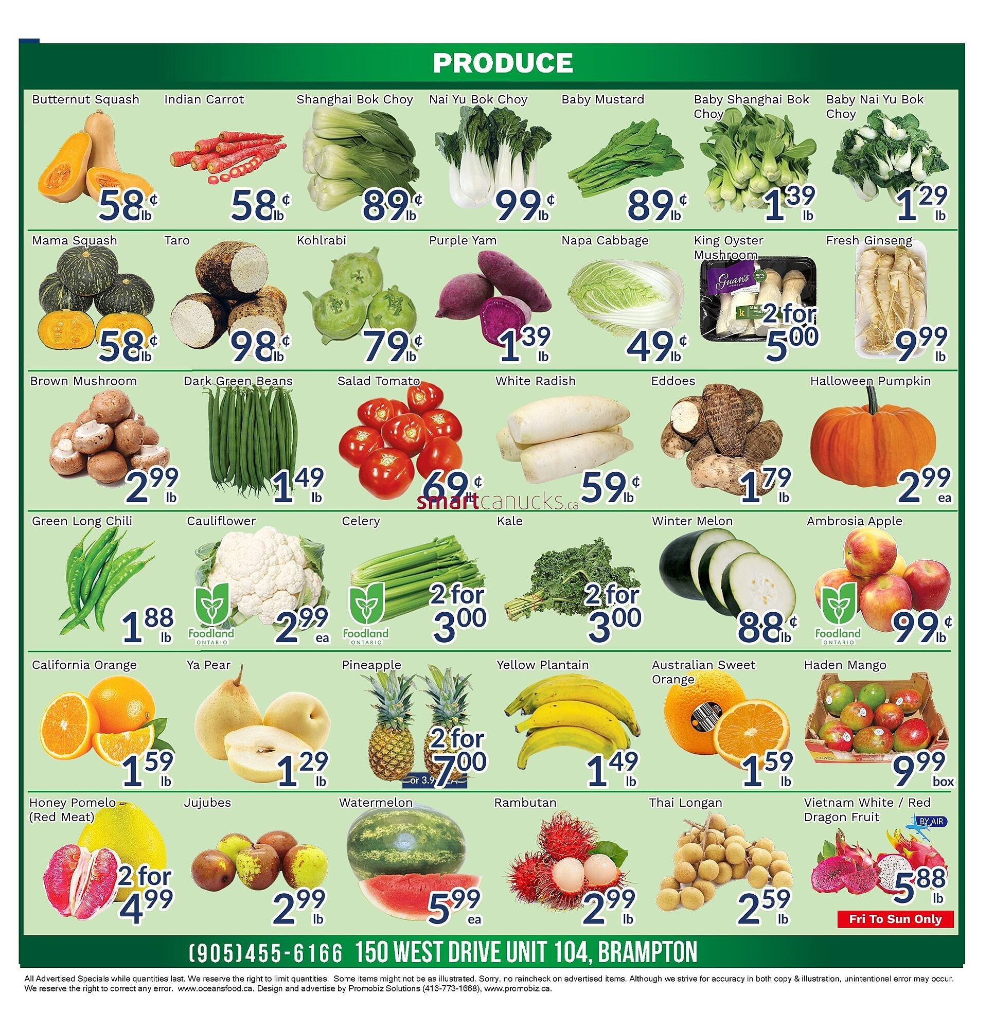 Oceans Fresh Food Market flyer (2025-10-24 - 2025-10-30) | 2