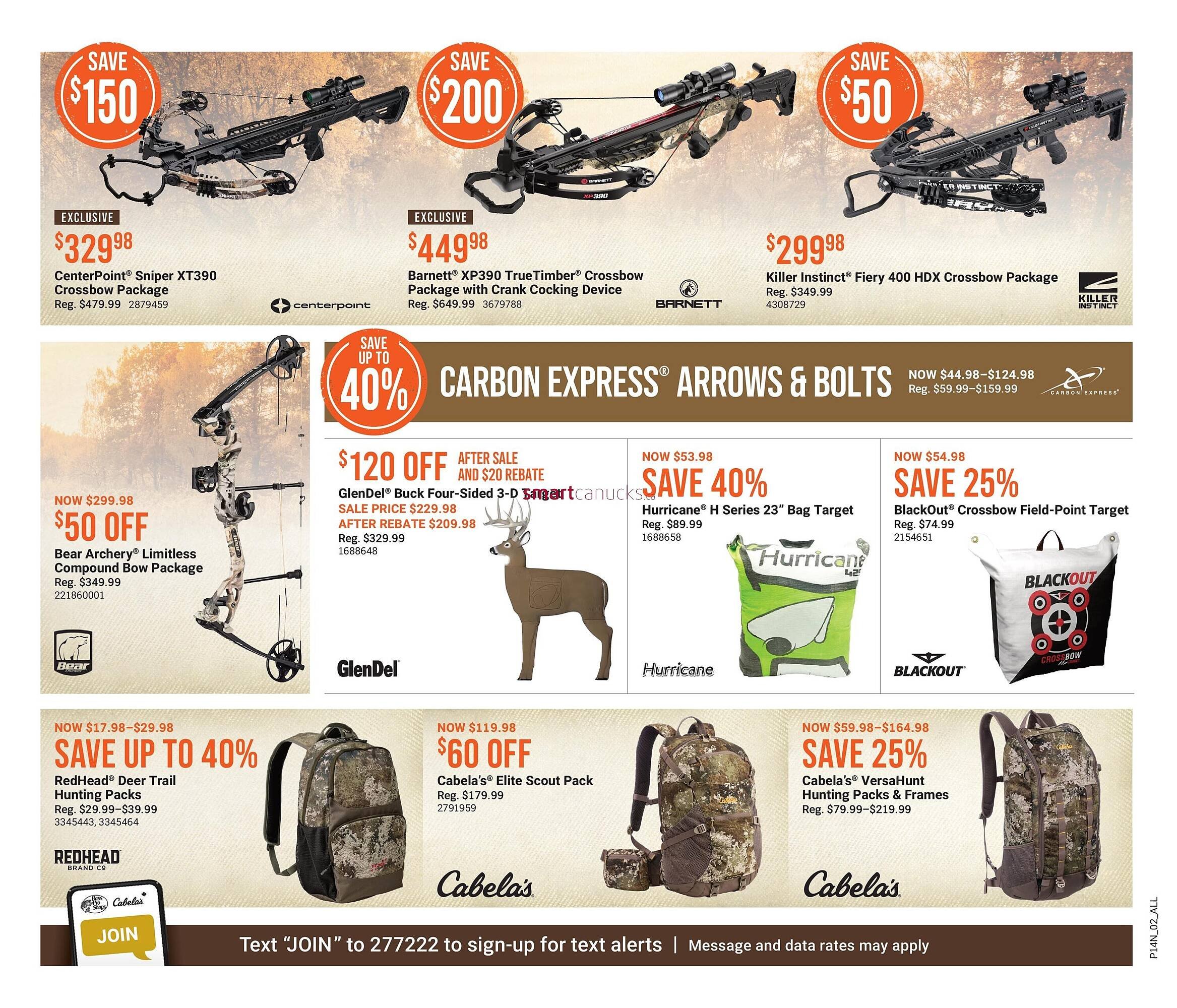 Cabela's flyer