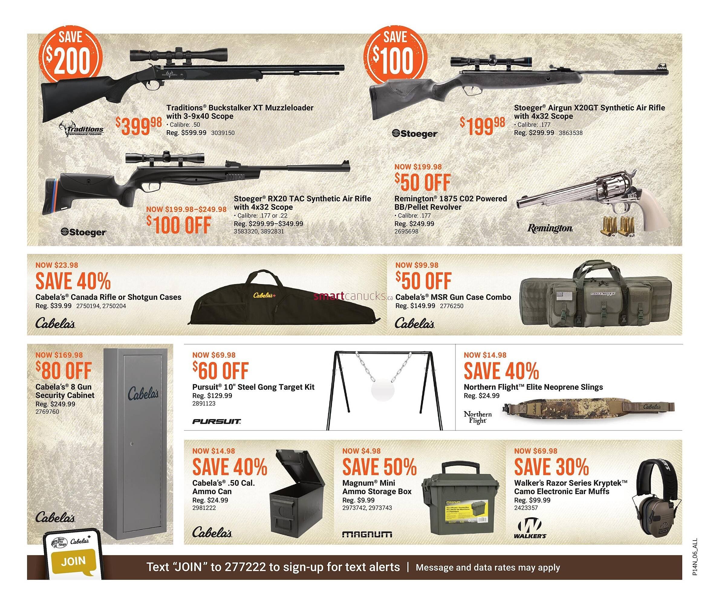 Cabela's flyer