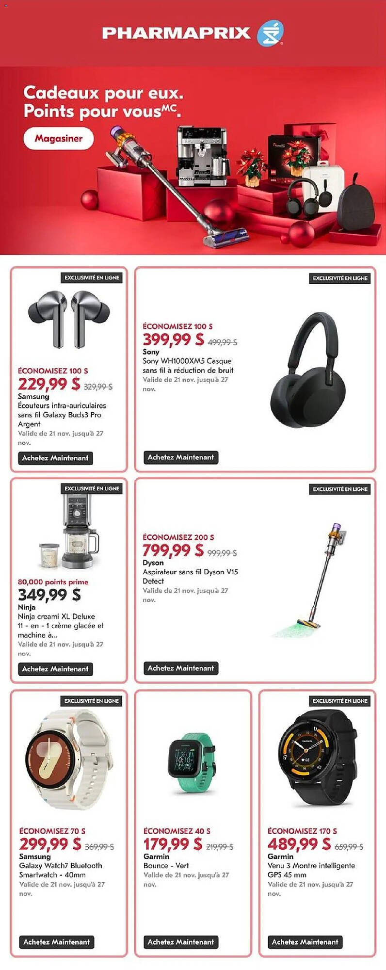 Pharmaprix flyer (2025-11-21 - 2025-11-27) | 1