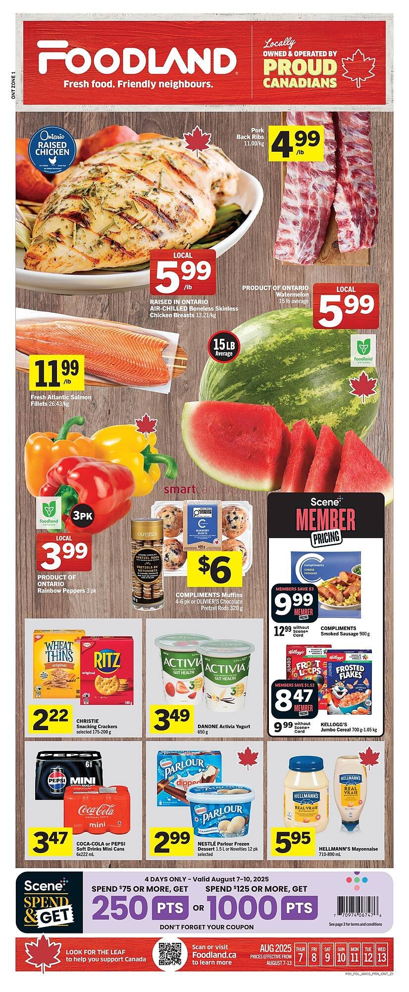 Foodland flyer (2025-08-07 - 2025-08-13) | 1