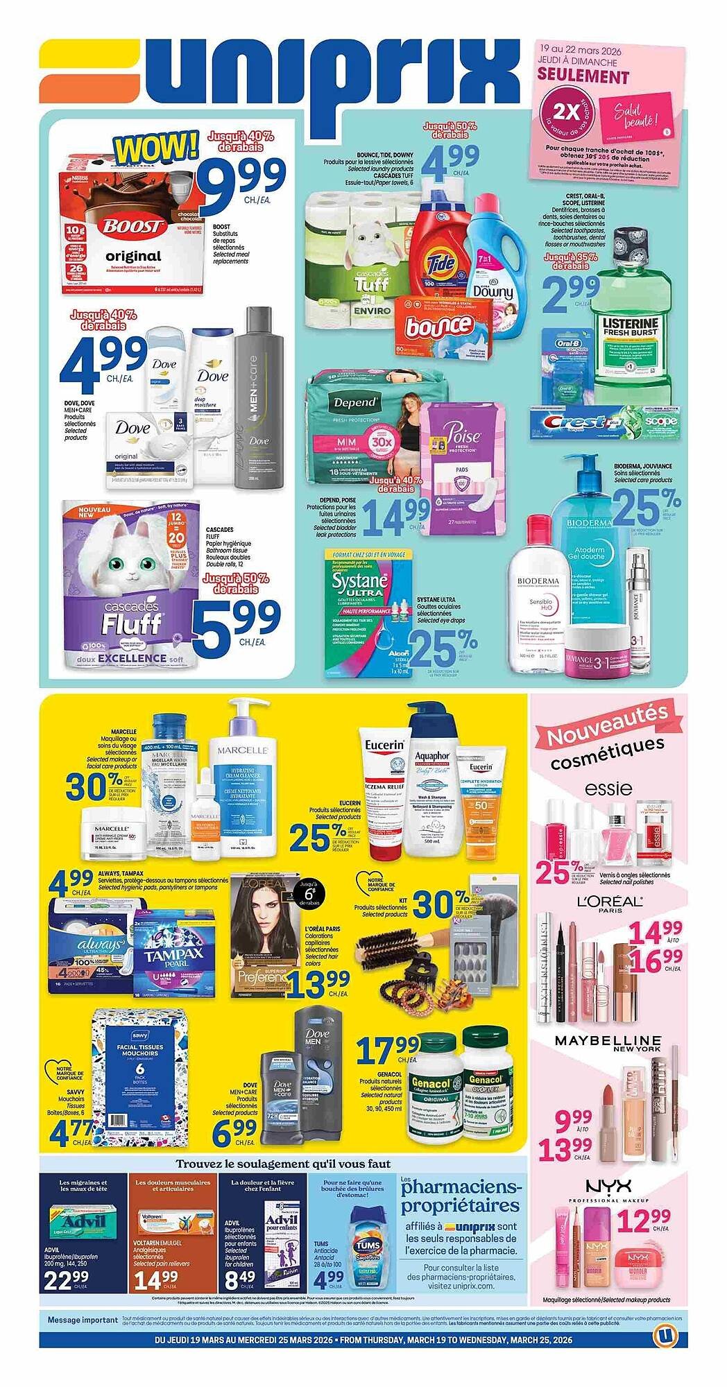Uniprix flyer