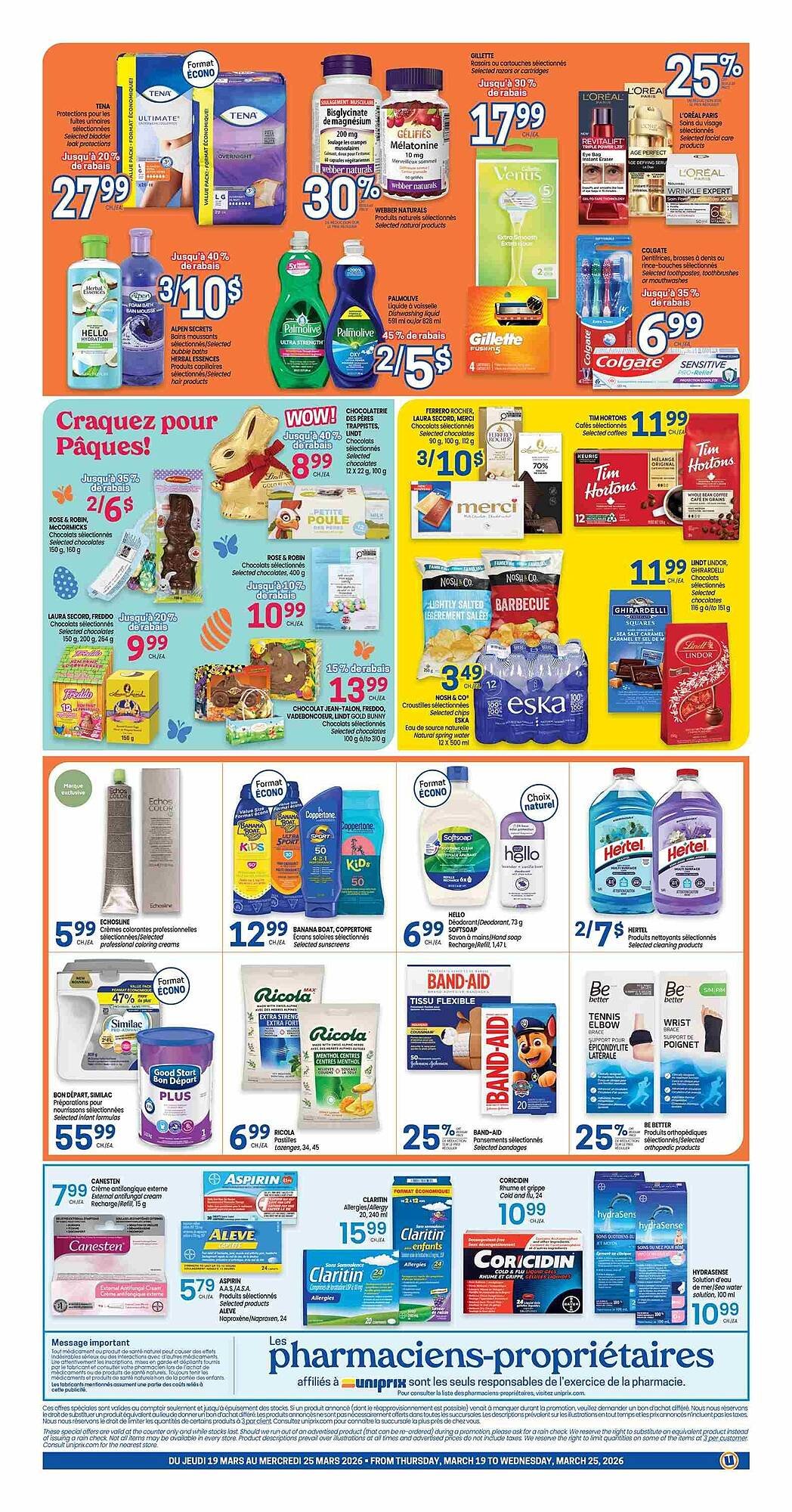 Uniprix flyer