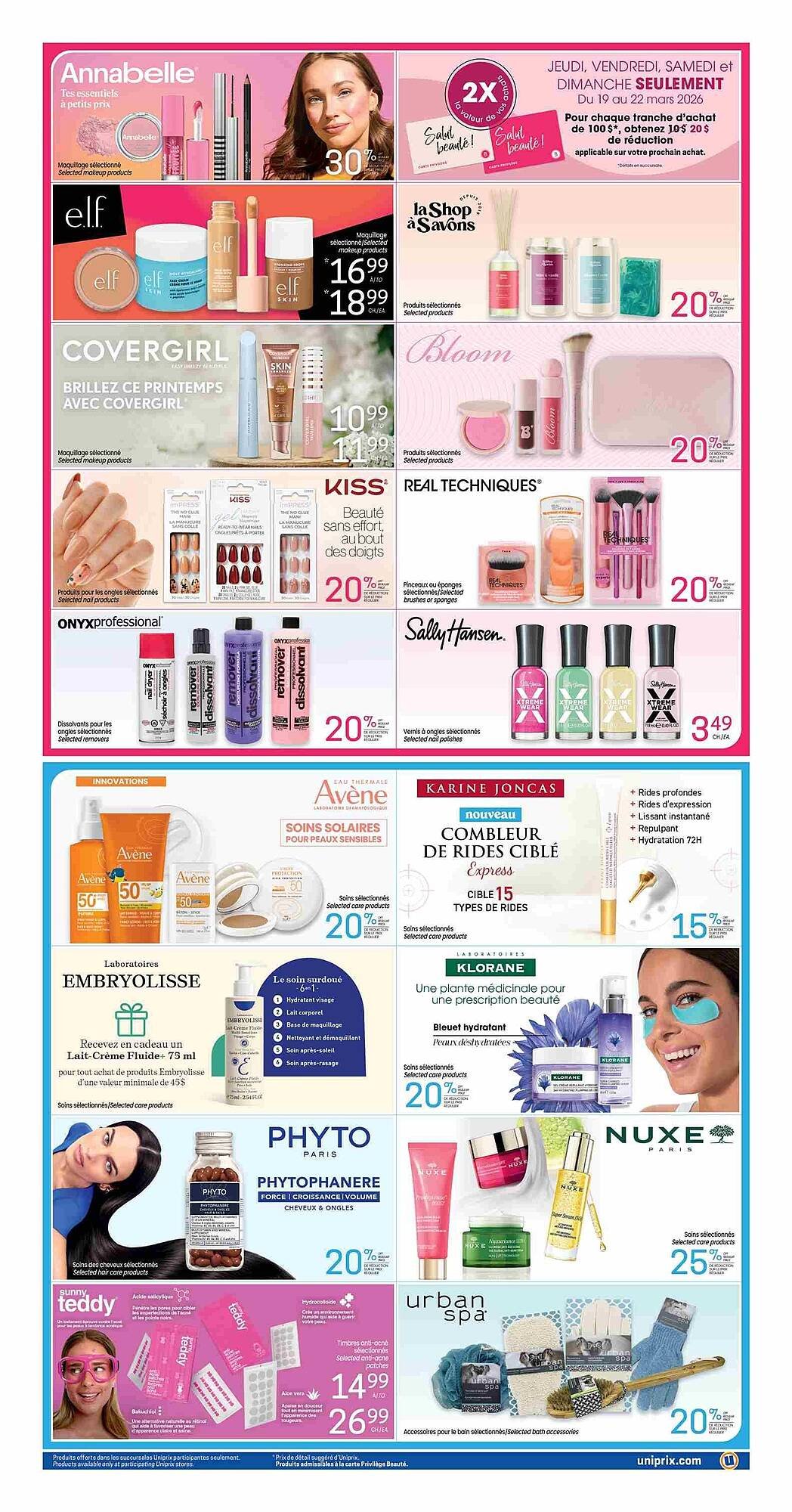 Uniprix flyer