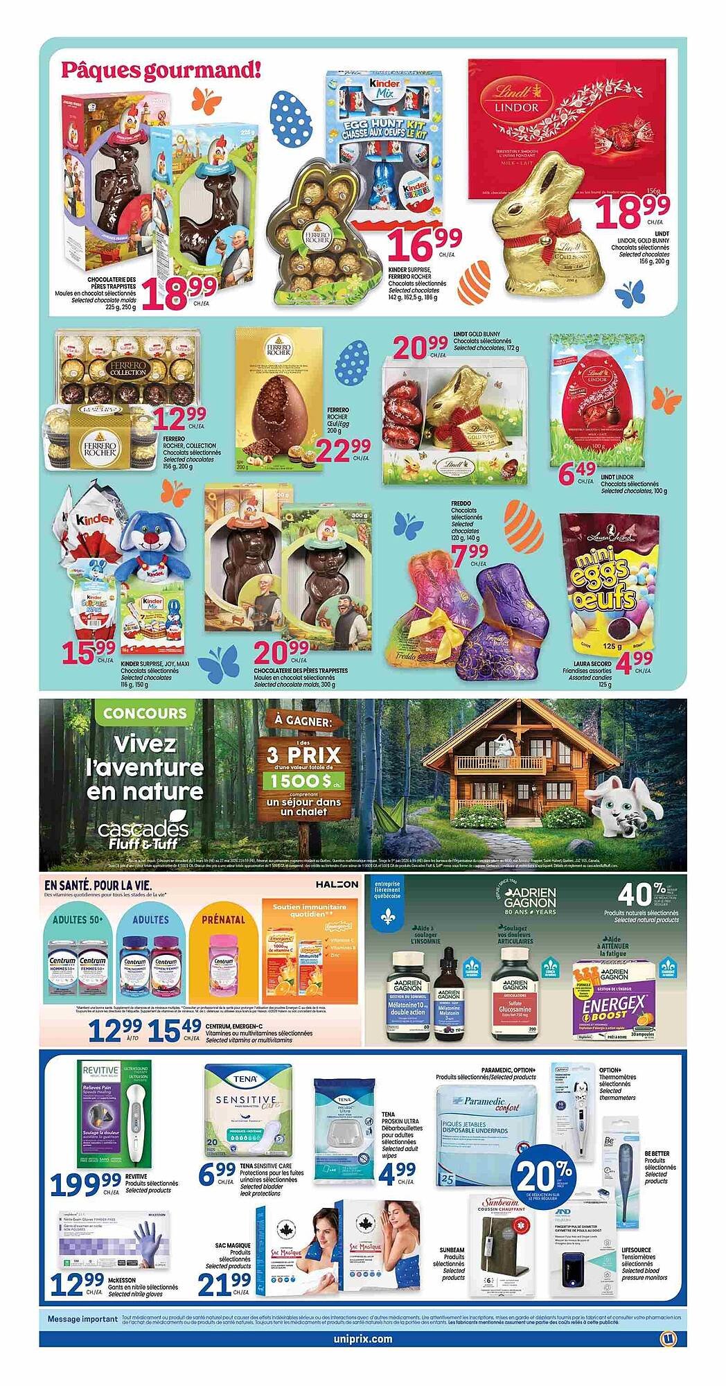 Uniprix flyer
