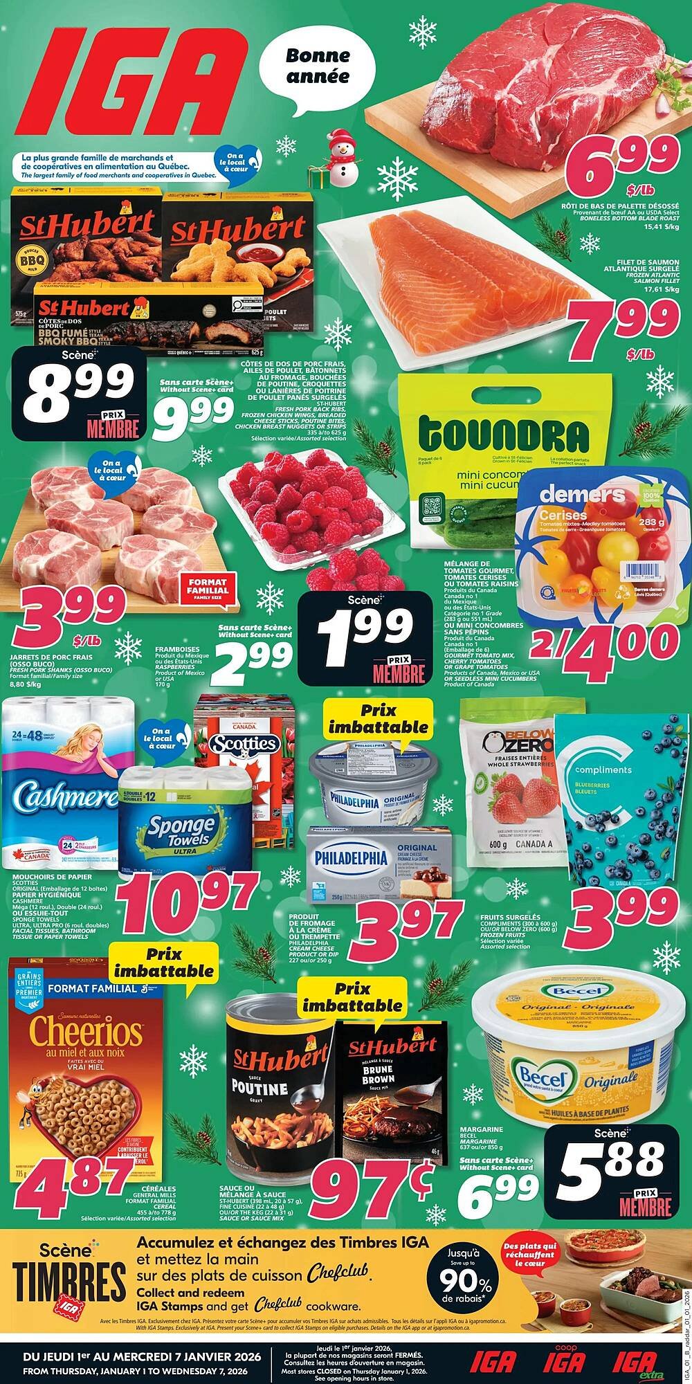 IGA flyer