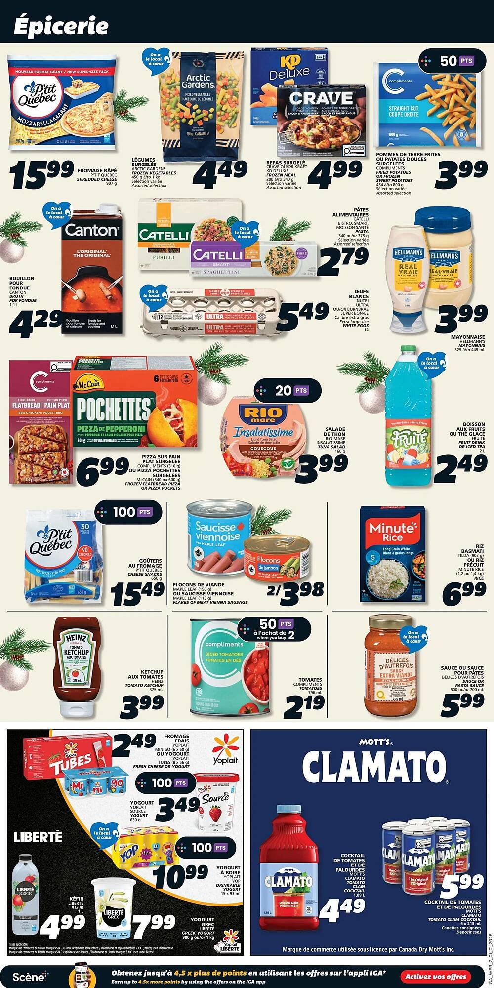 IGA flyer