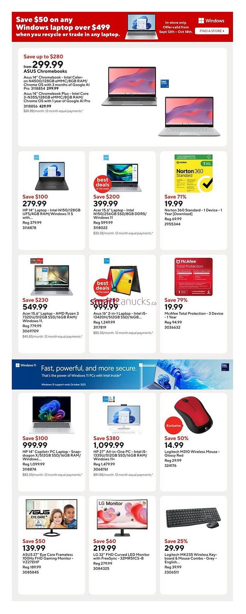 Staples flyer