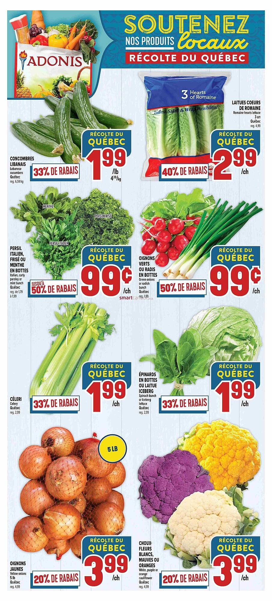 Marché Adonis flyer