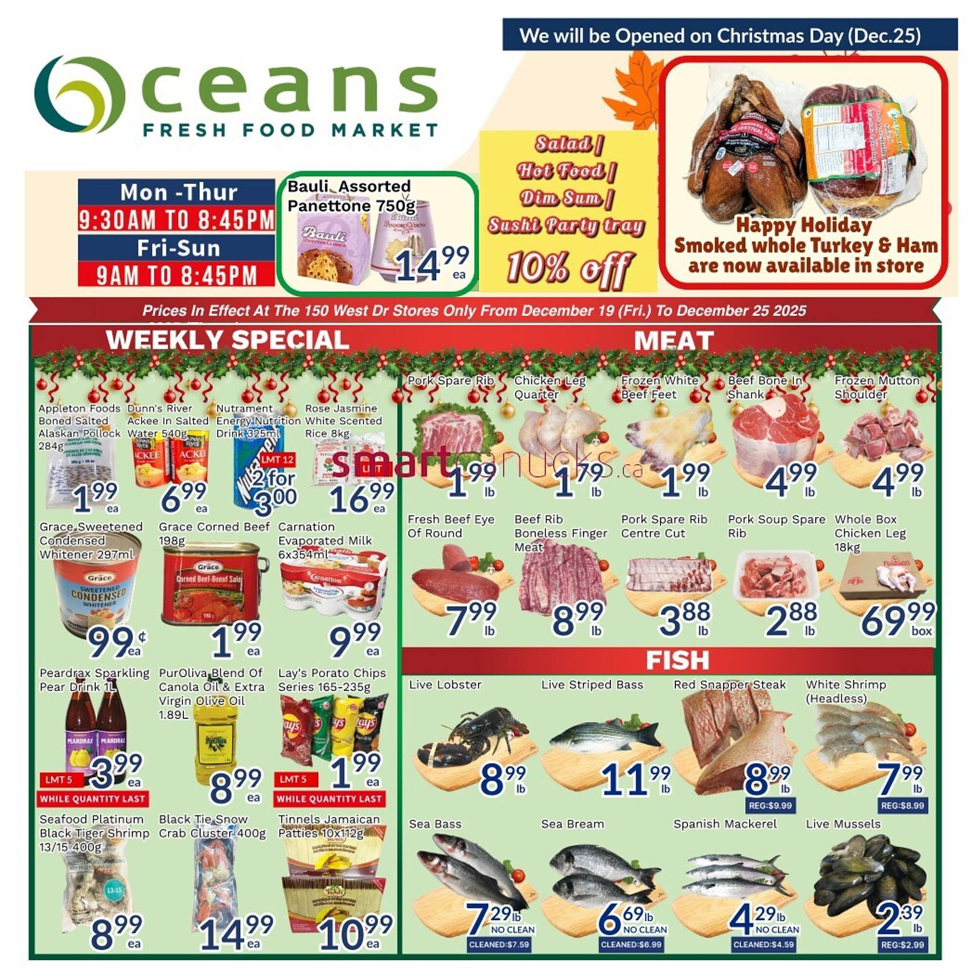 Oceans Fresh Food Market flyer (2025-12-19 - 2025-12-25) | 1