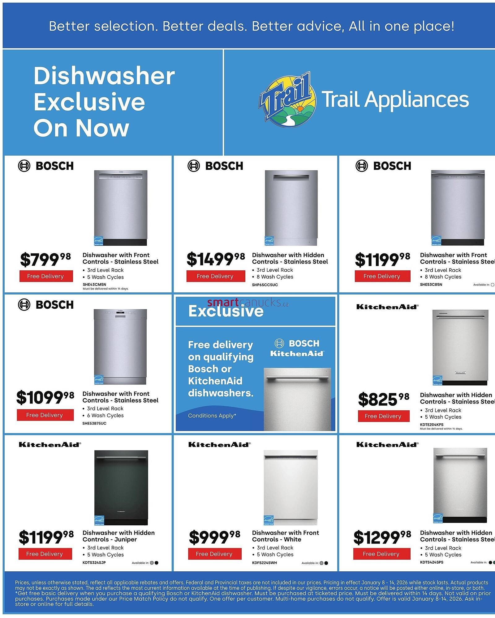 Trail Appliances flyer (2026-01-08 - 2026-01-14) | 1