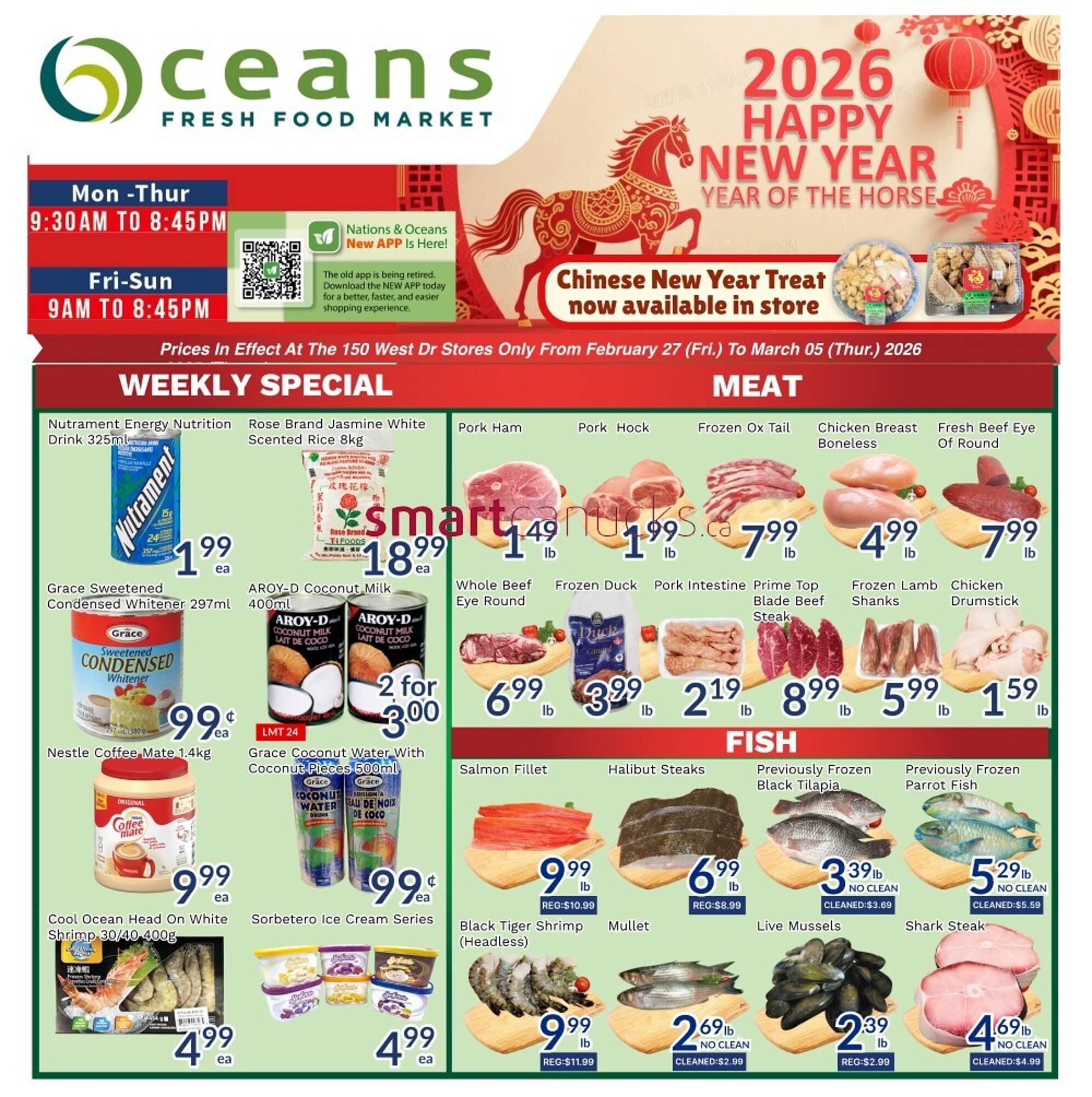Oceans Fresh Food Market flyer (2026-02-27 - 2026-03-05) | 1
