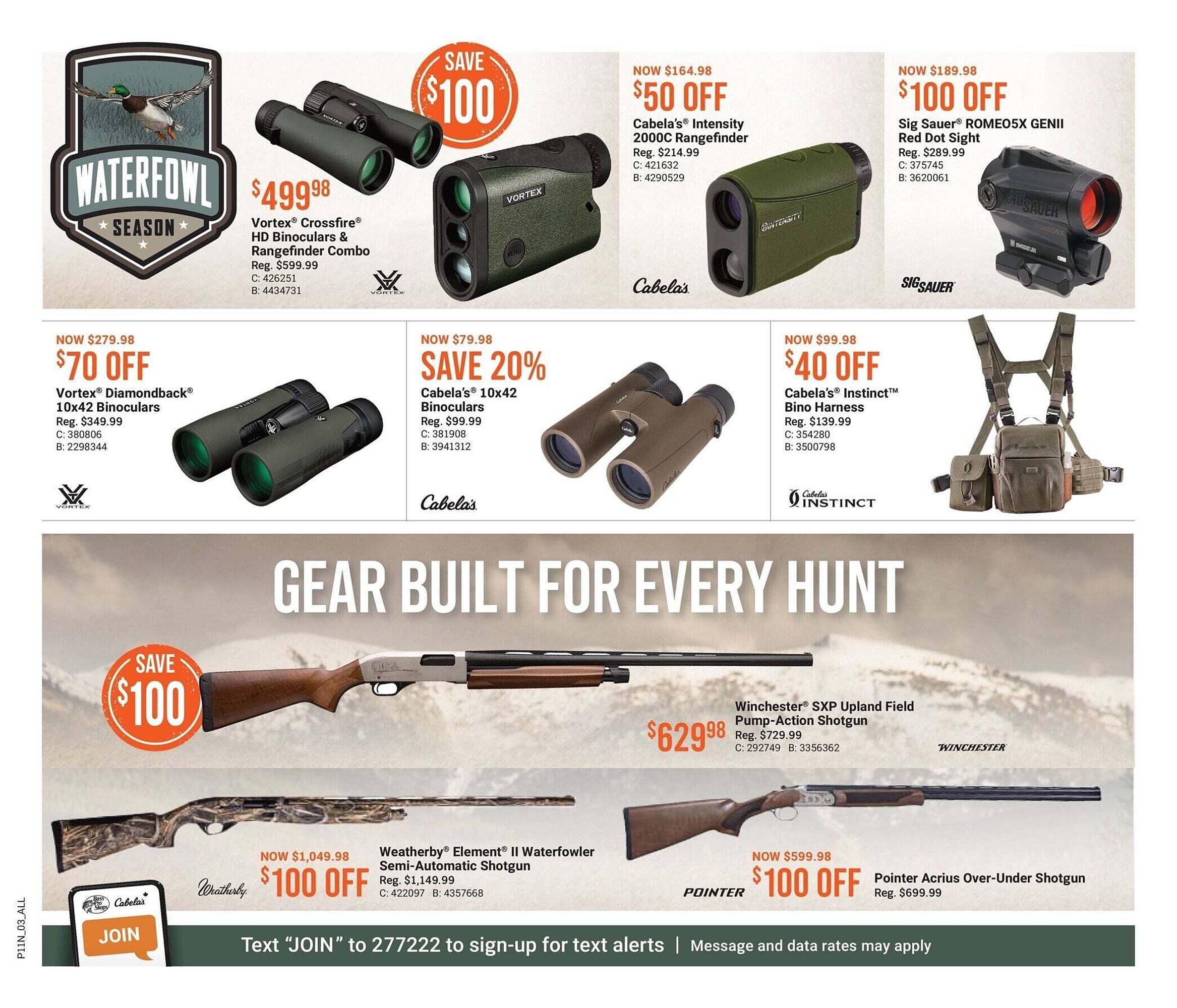 Cabela's flyer