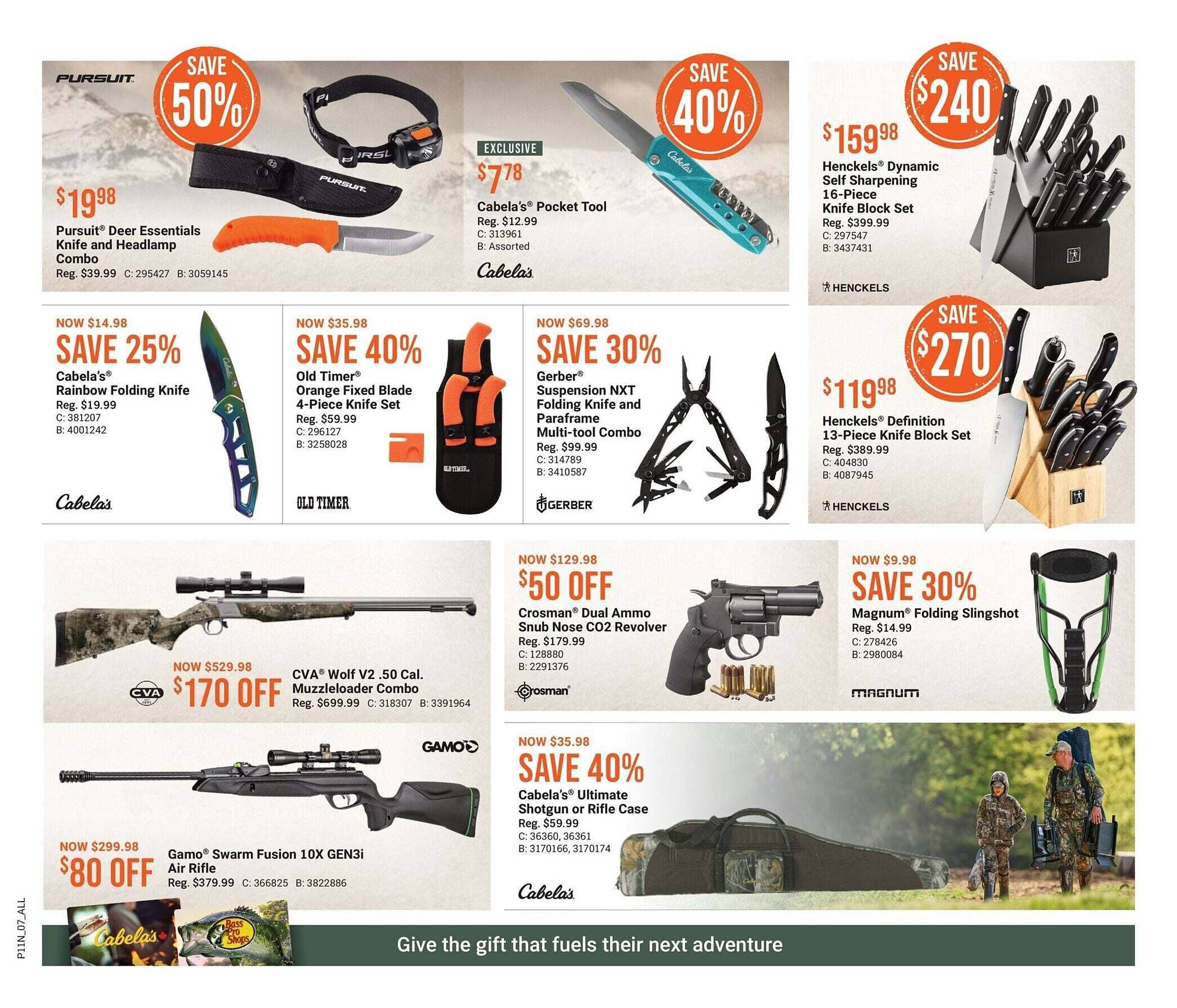 Cabela's flyer