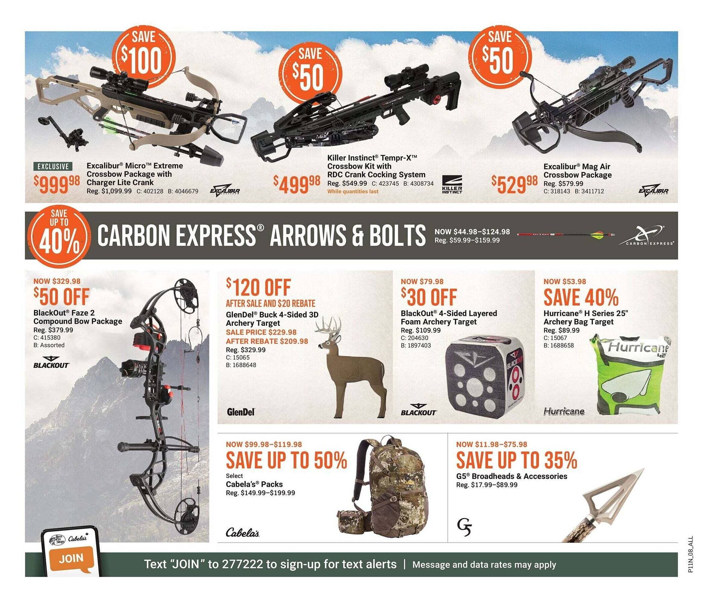 Cabela's flyer