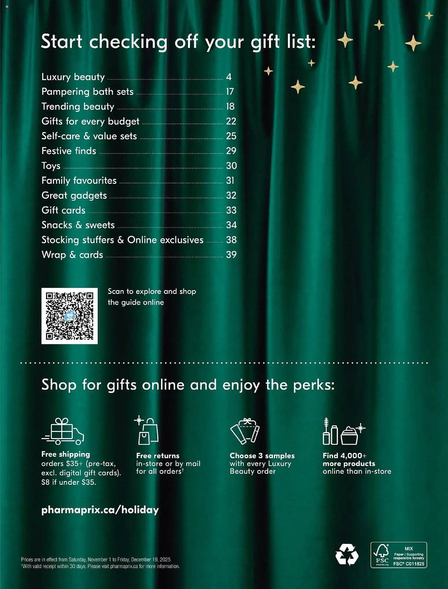 Pharmaprix flyer (2025-11-22 - 2025-12-20) | 3