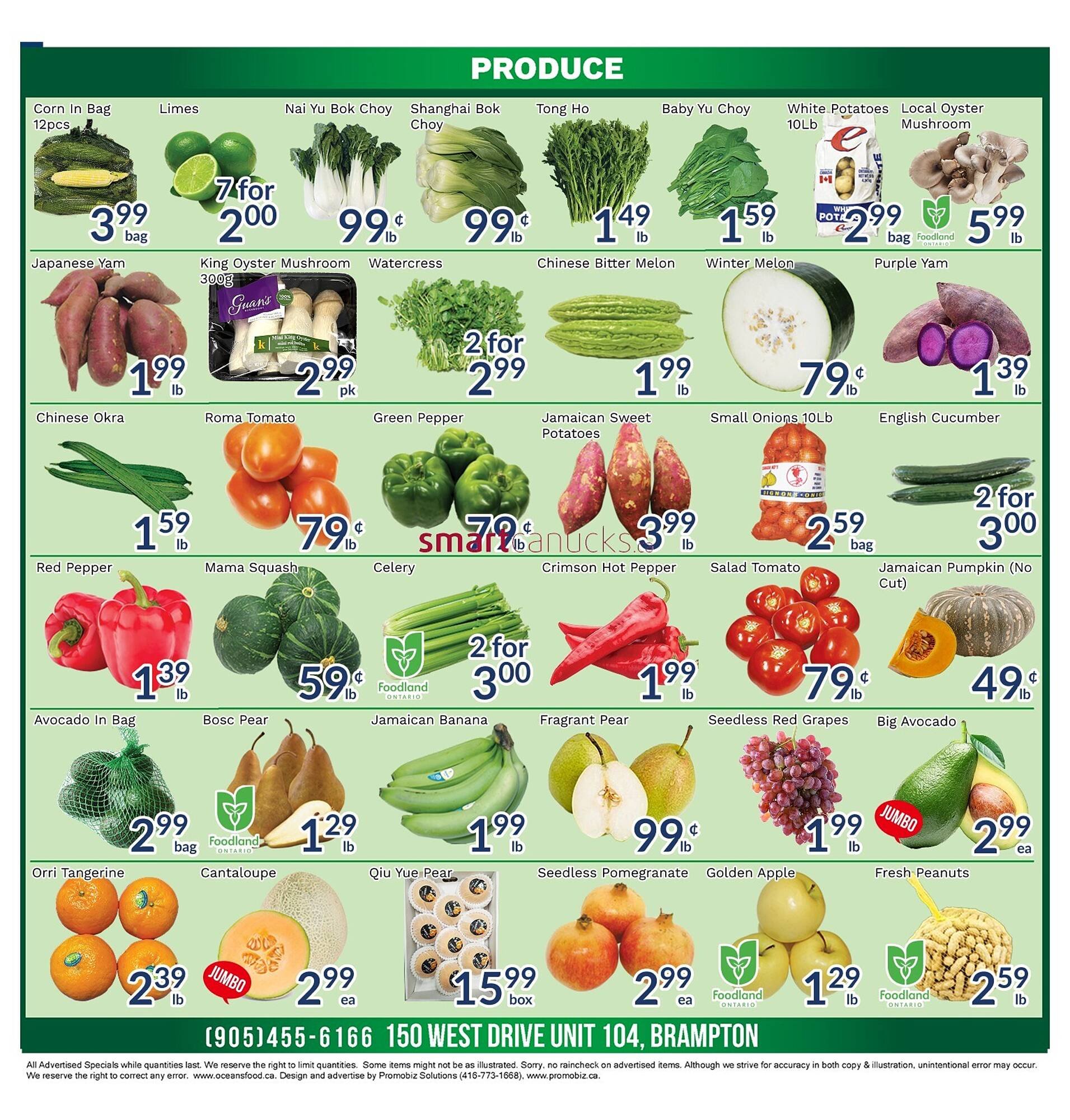 Oceans Fresh Food Market flyer