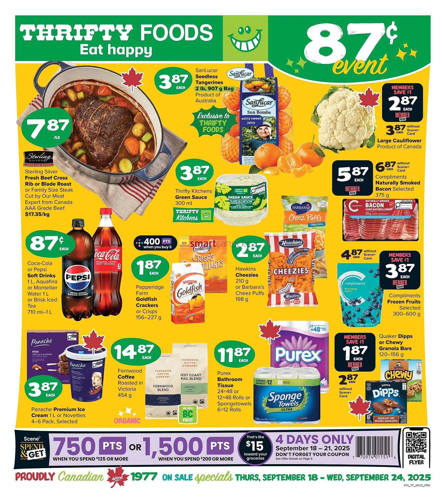 Thrifty Foods flyer (2025-09-18 - 2025-09-24) | 1