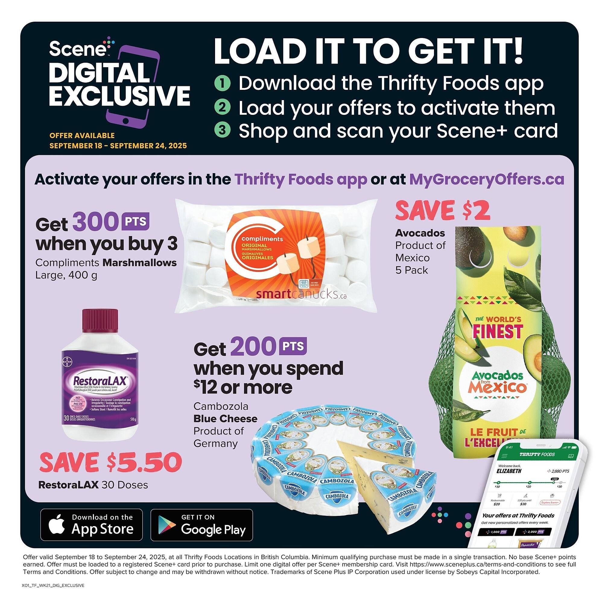 Thrifty Foods flyer